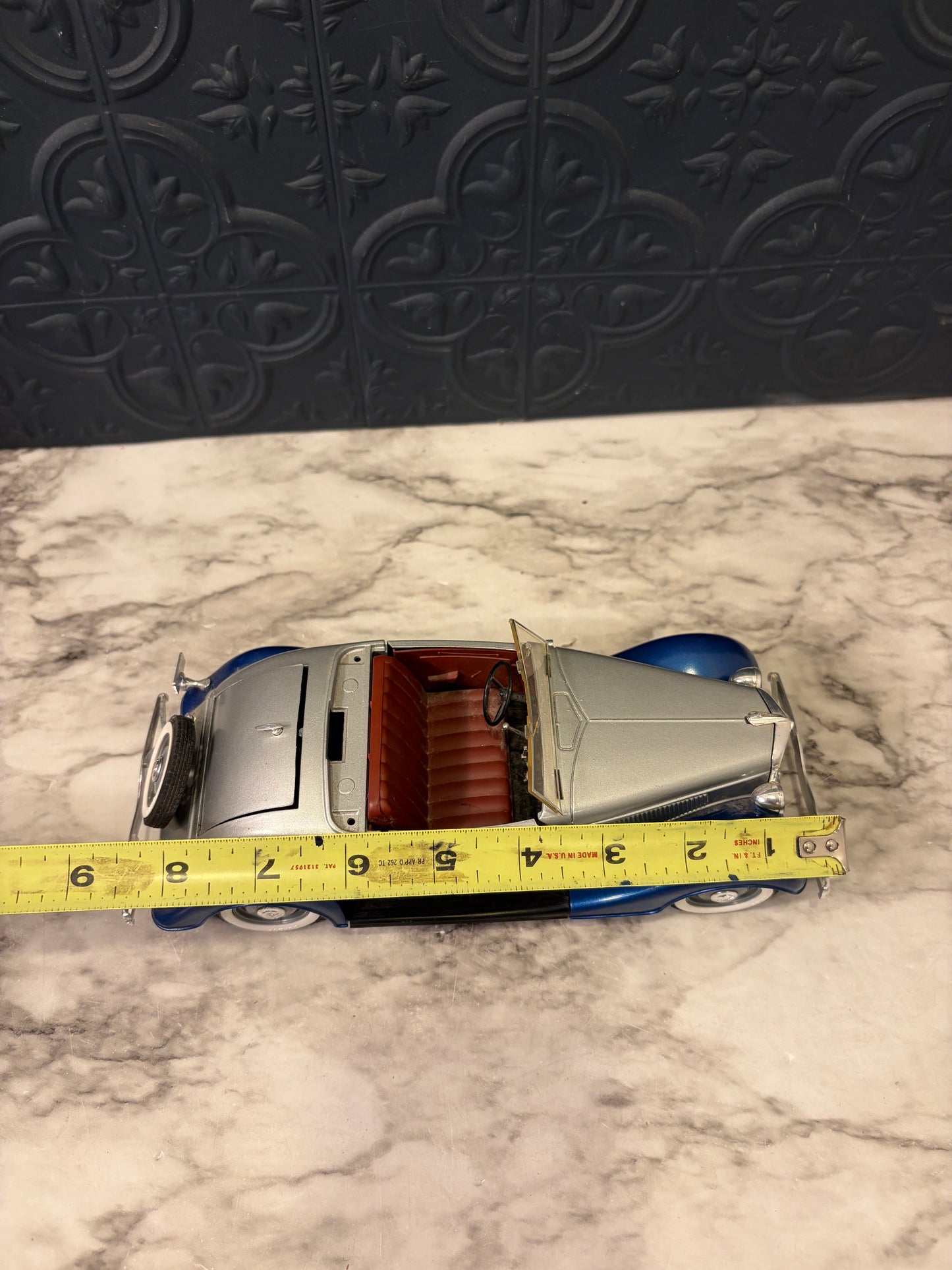 1934 Ford Blue and Silver Roadster