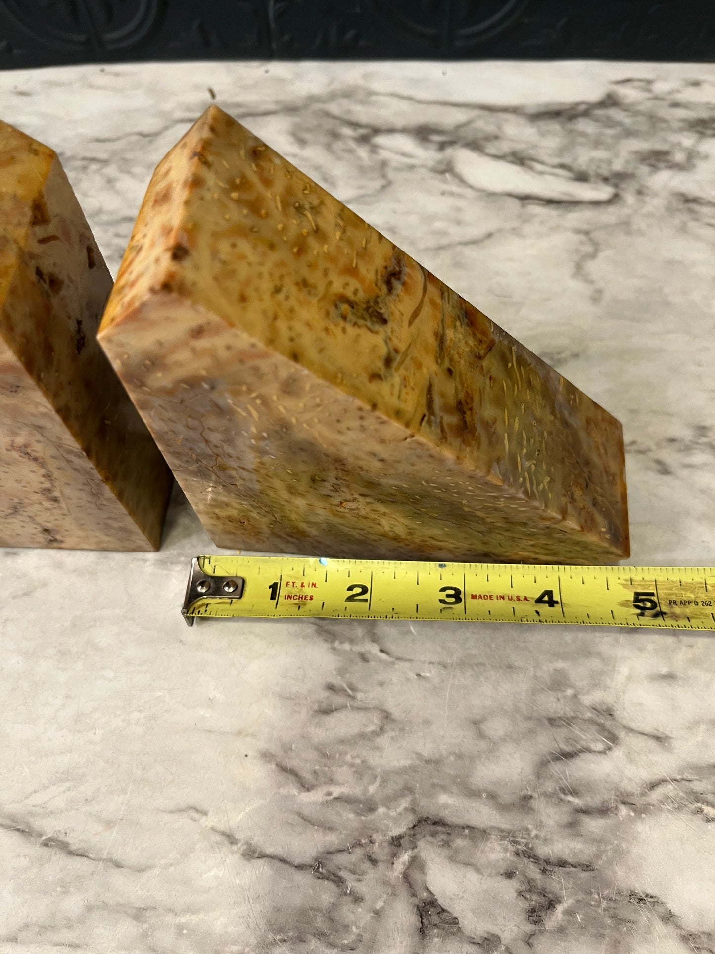 Triangle Shape Stone Bookends