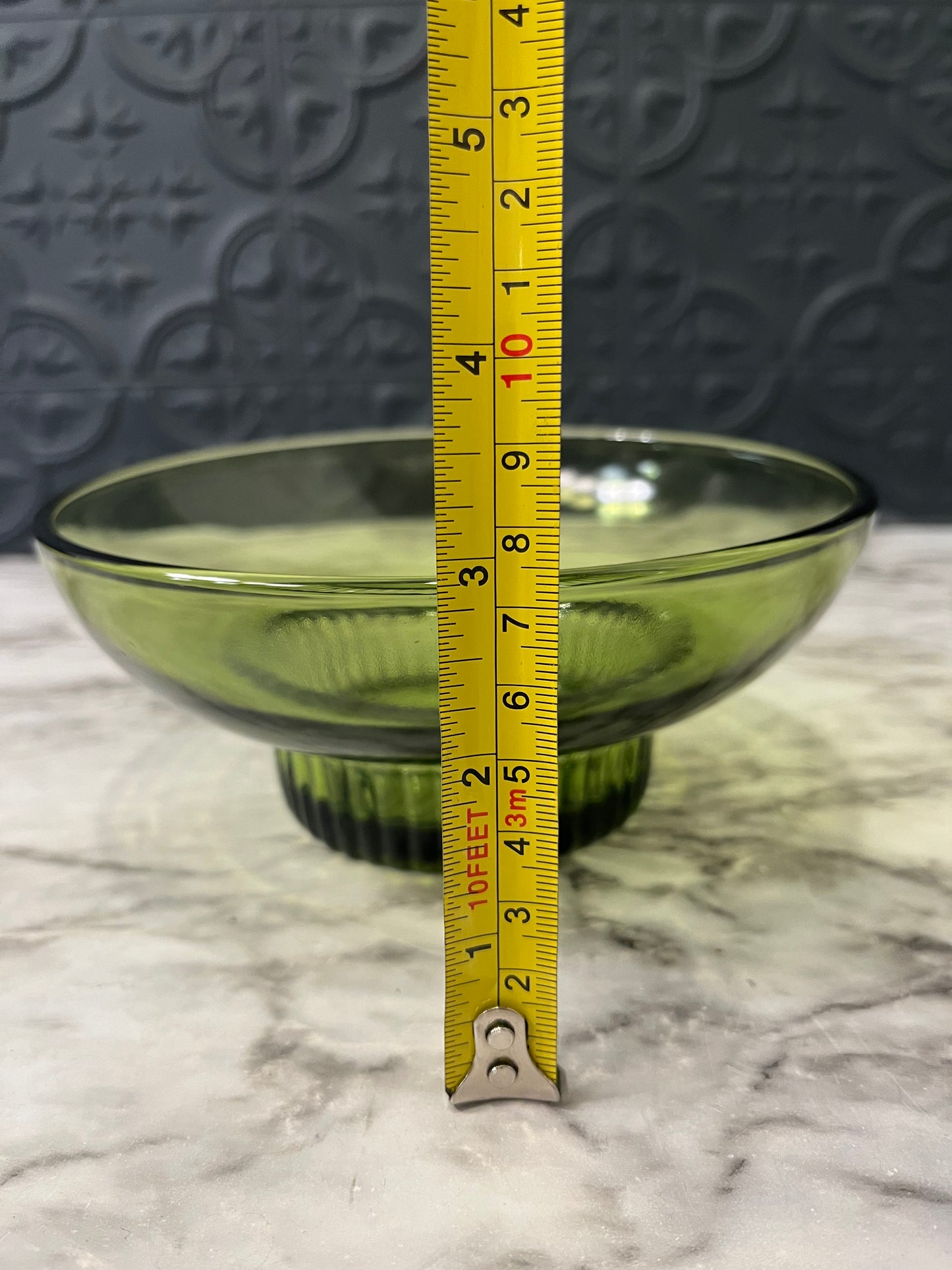 Depression Glass Avacado Green Bowl