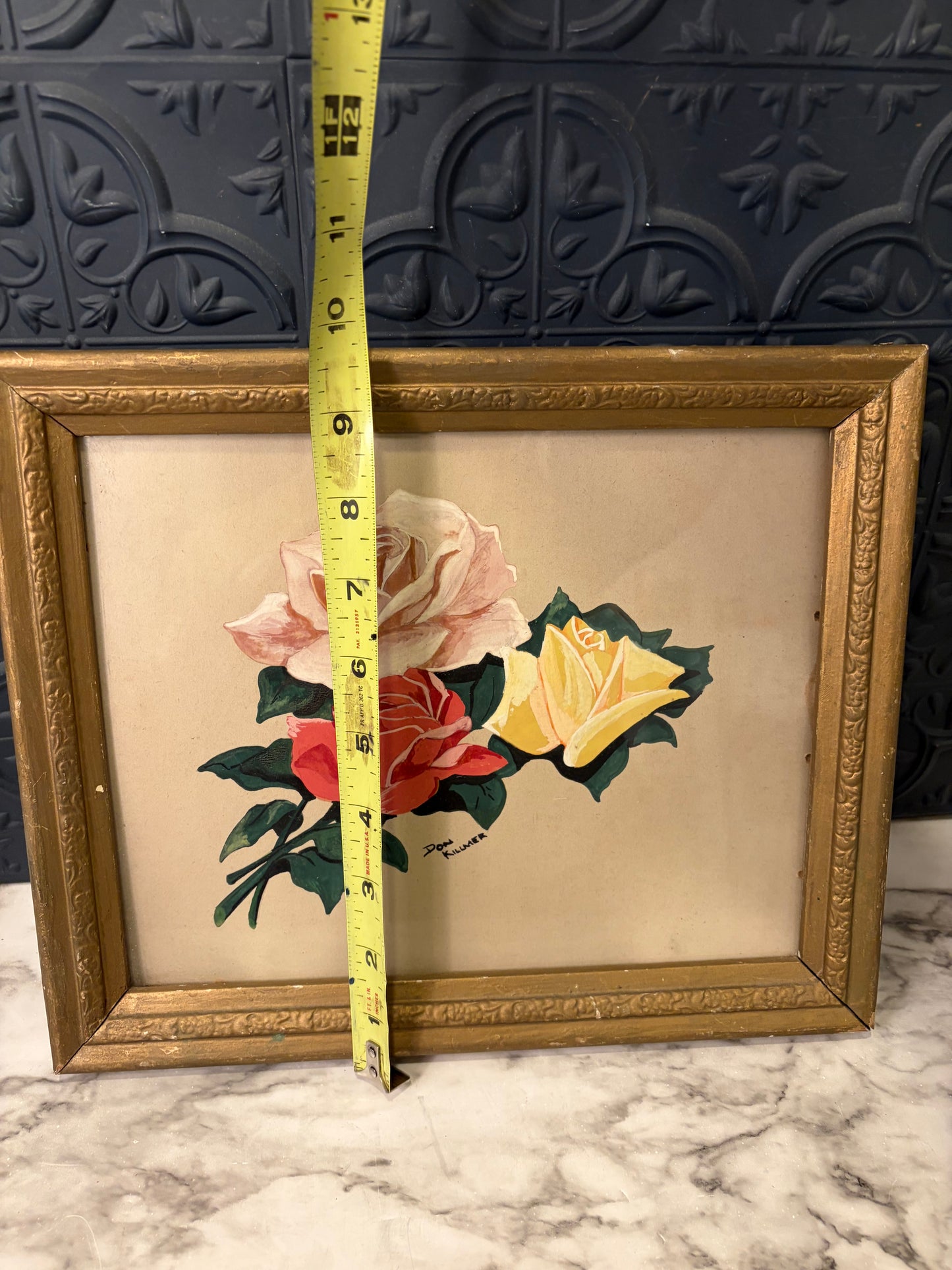 Original Rose Painting by Don Kilumer