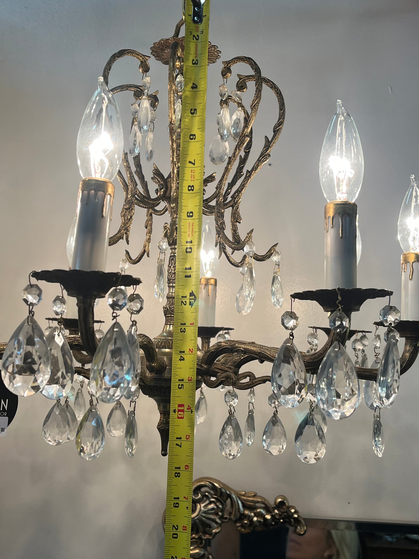 Brass Chandelier