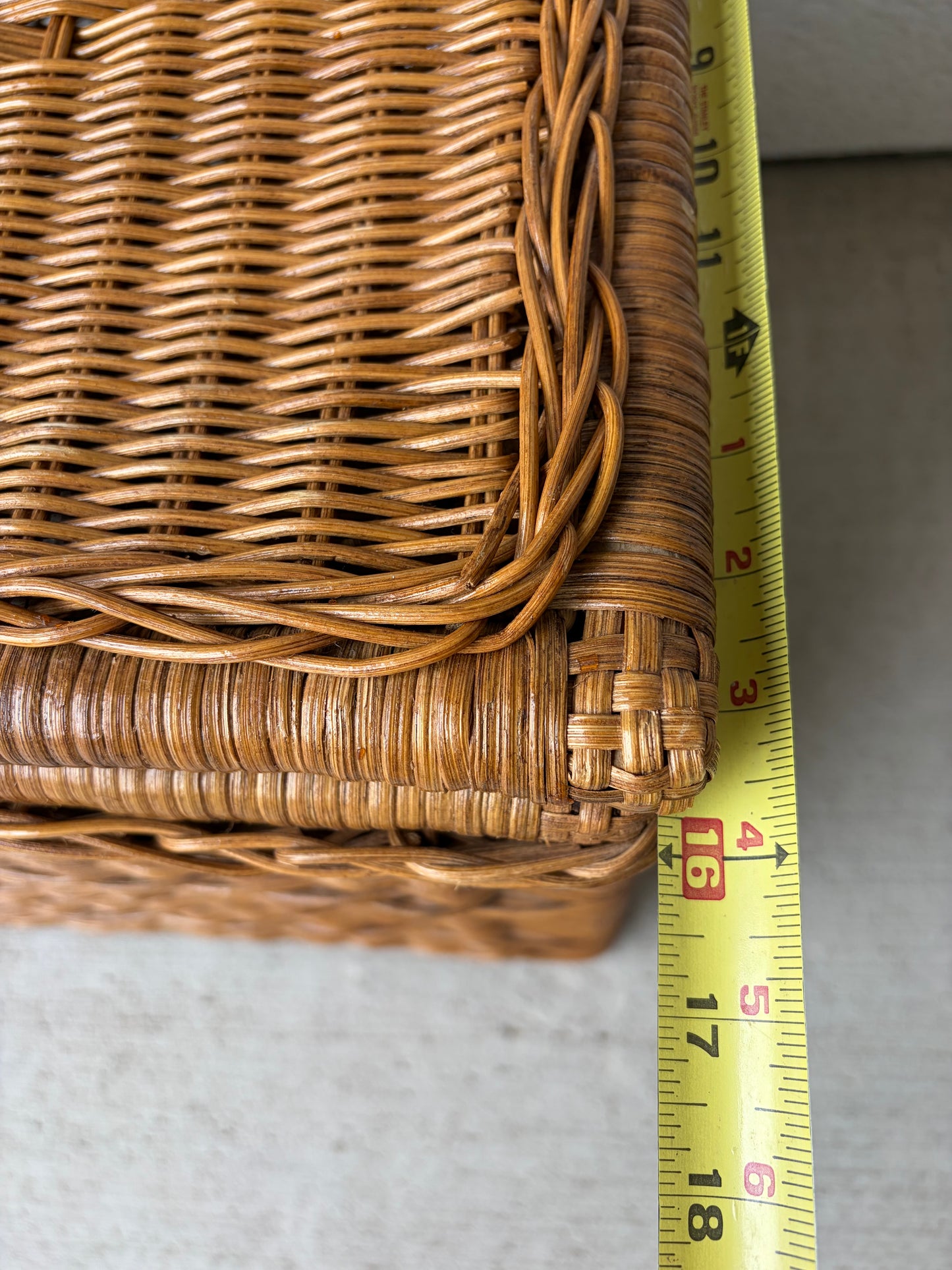 Wicker Basket with Handles