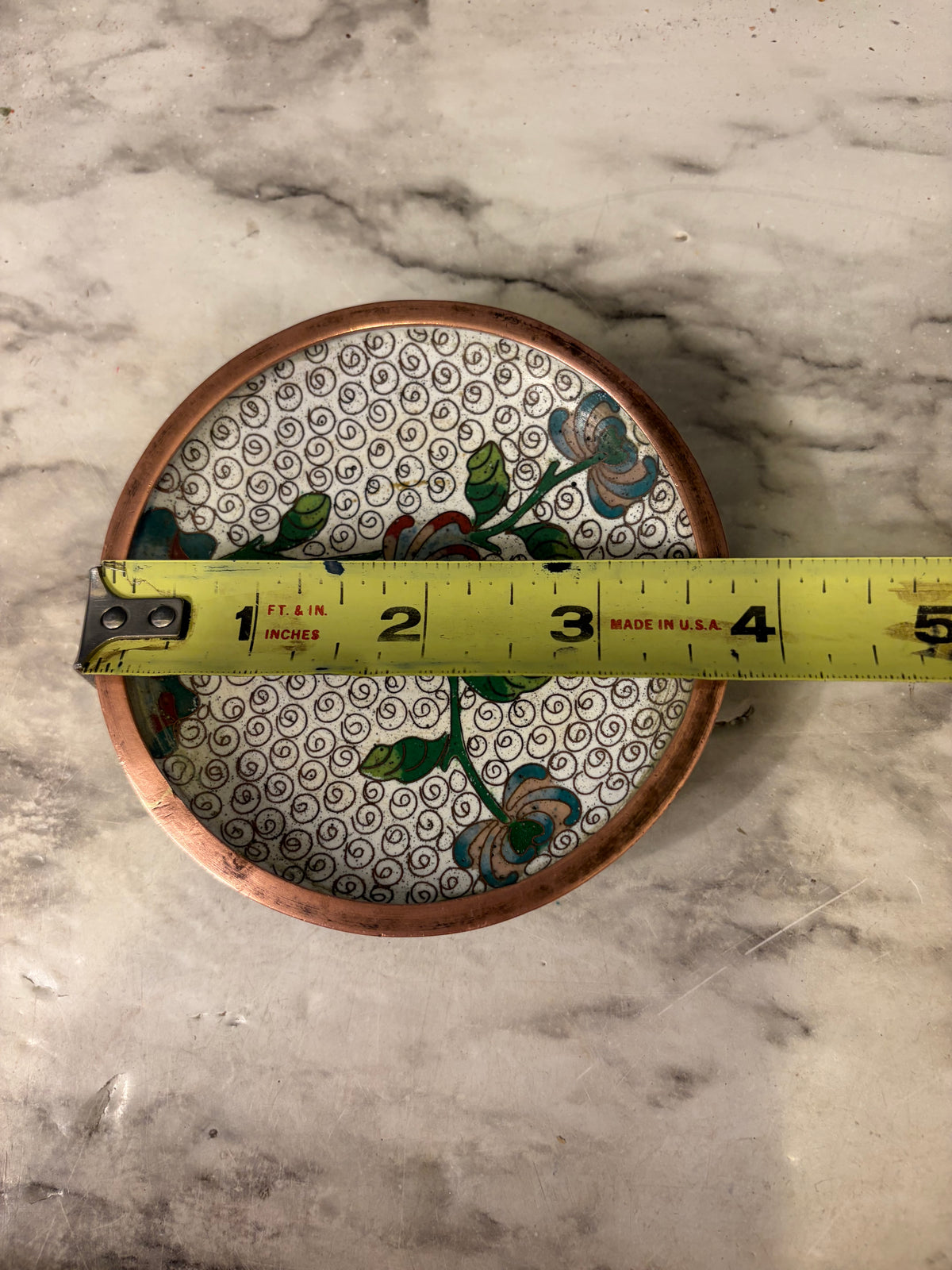 3.75" Cloisonne Dish