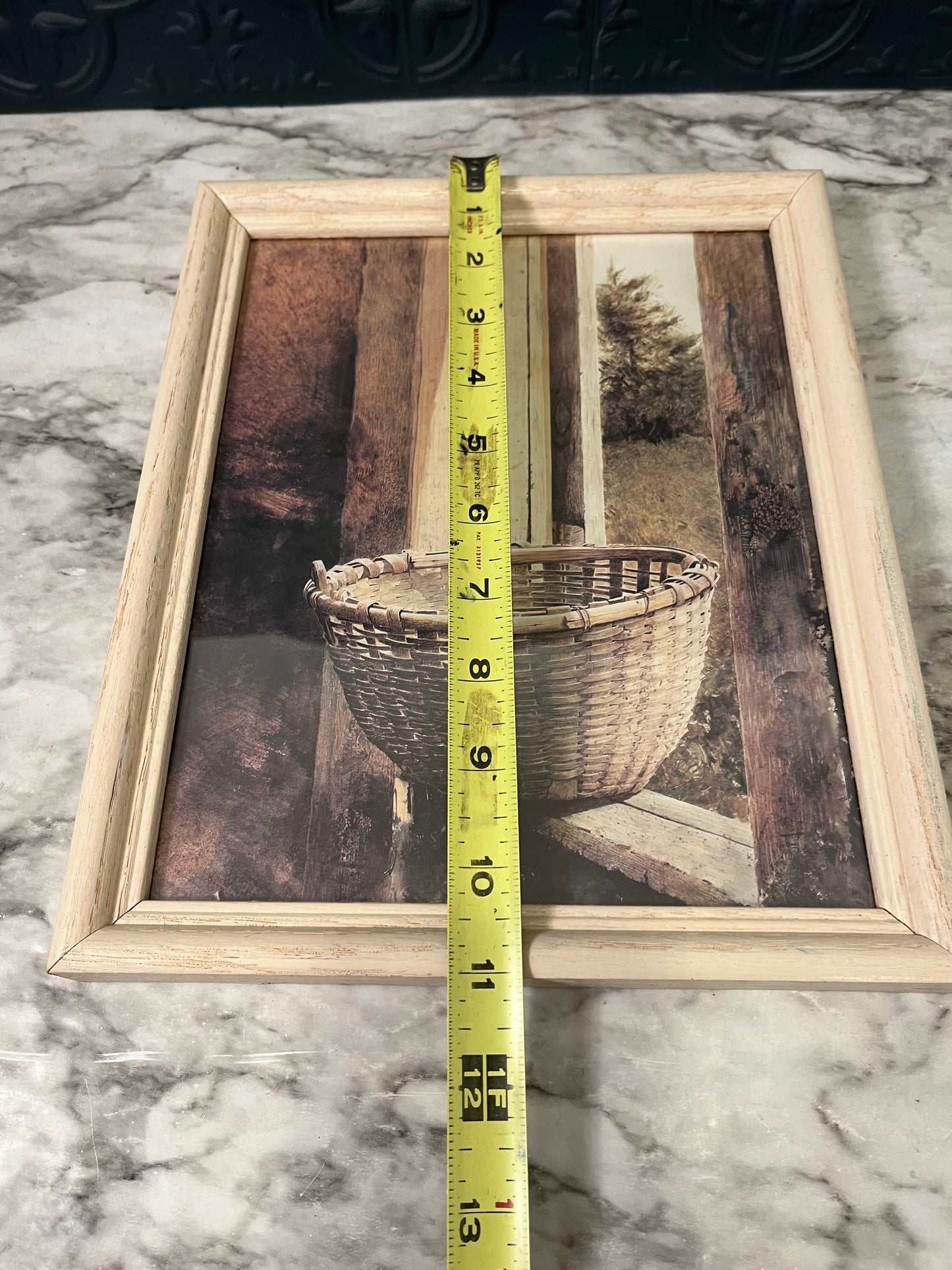Framed Print "From my Garden" in Cream Frame