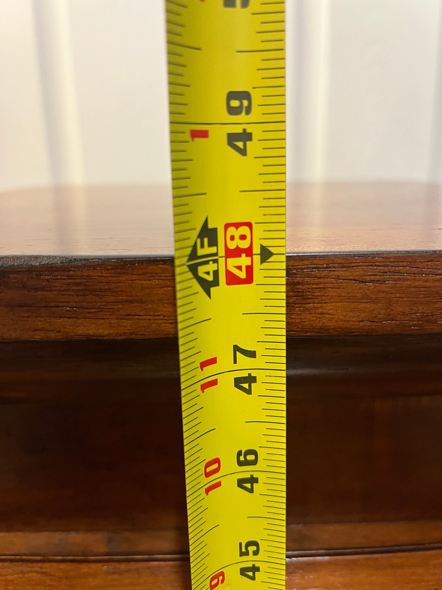Large Tapered Wood Pedestal