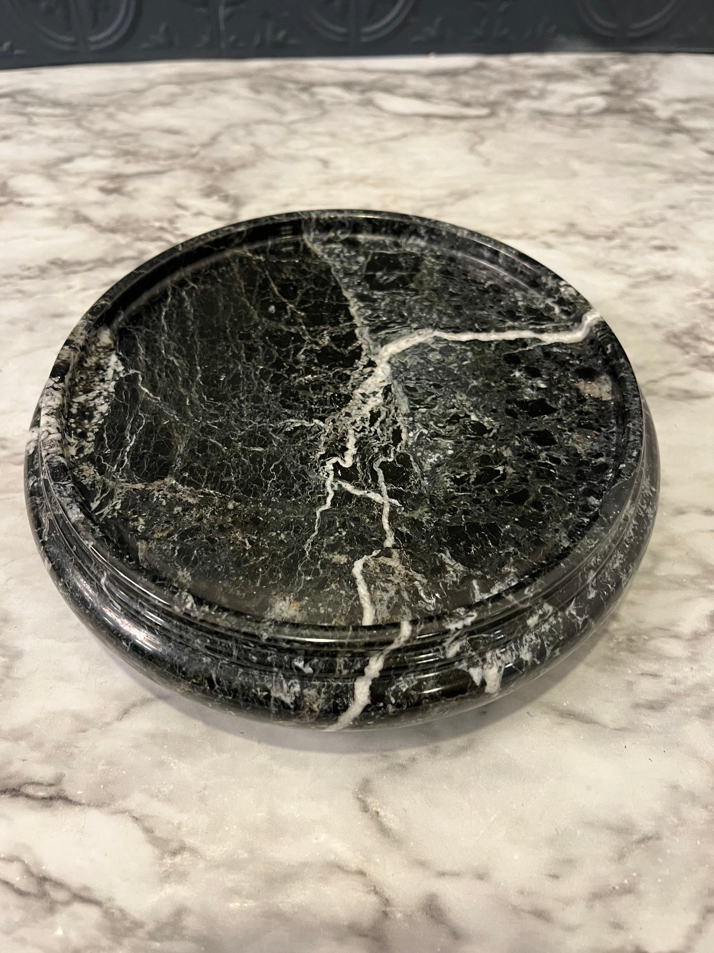 Black Marble Pedestal Stand