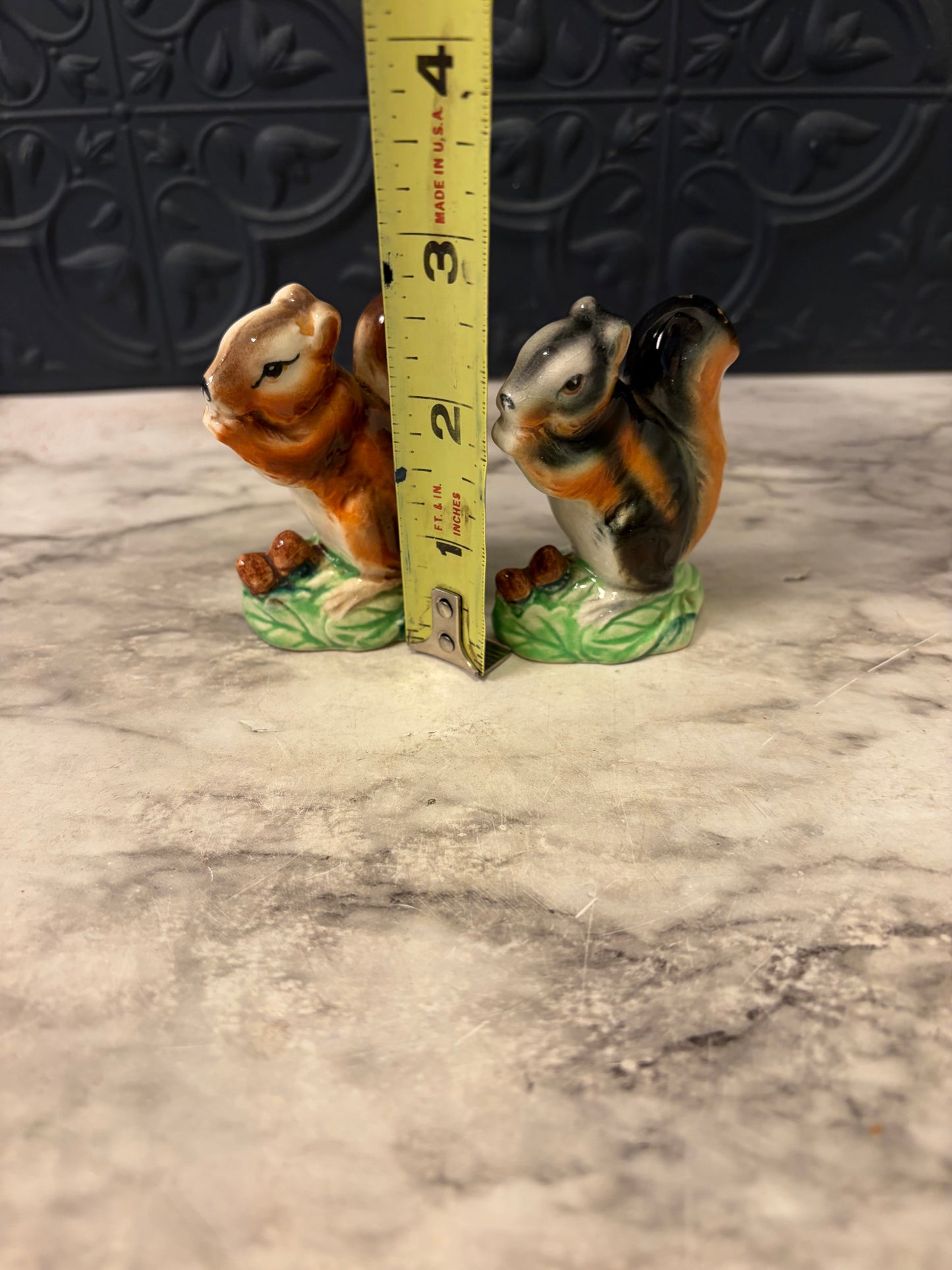 Vintage Japanese Squirrel Salt and Pepper