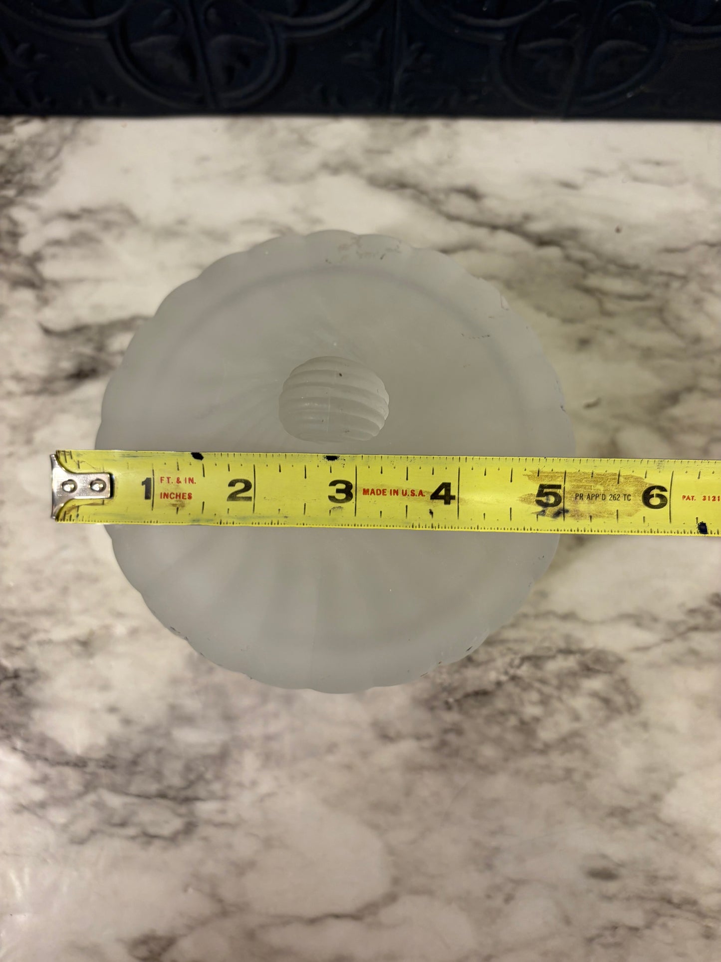 Satin Glass Lidded Candy Dish