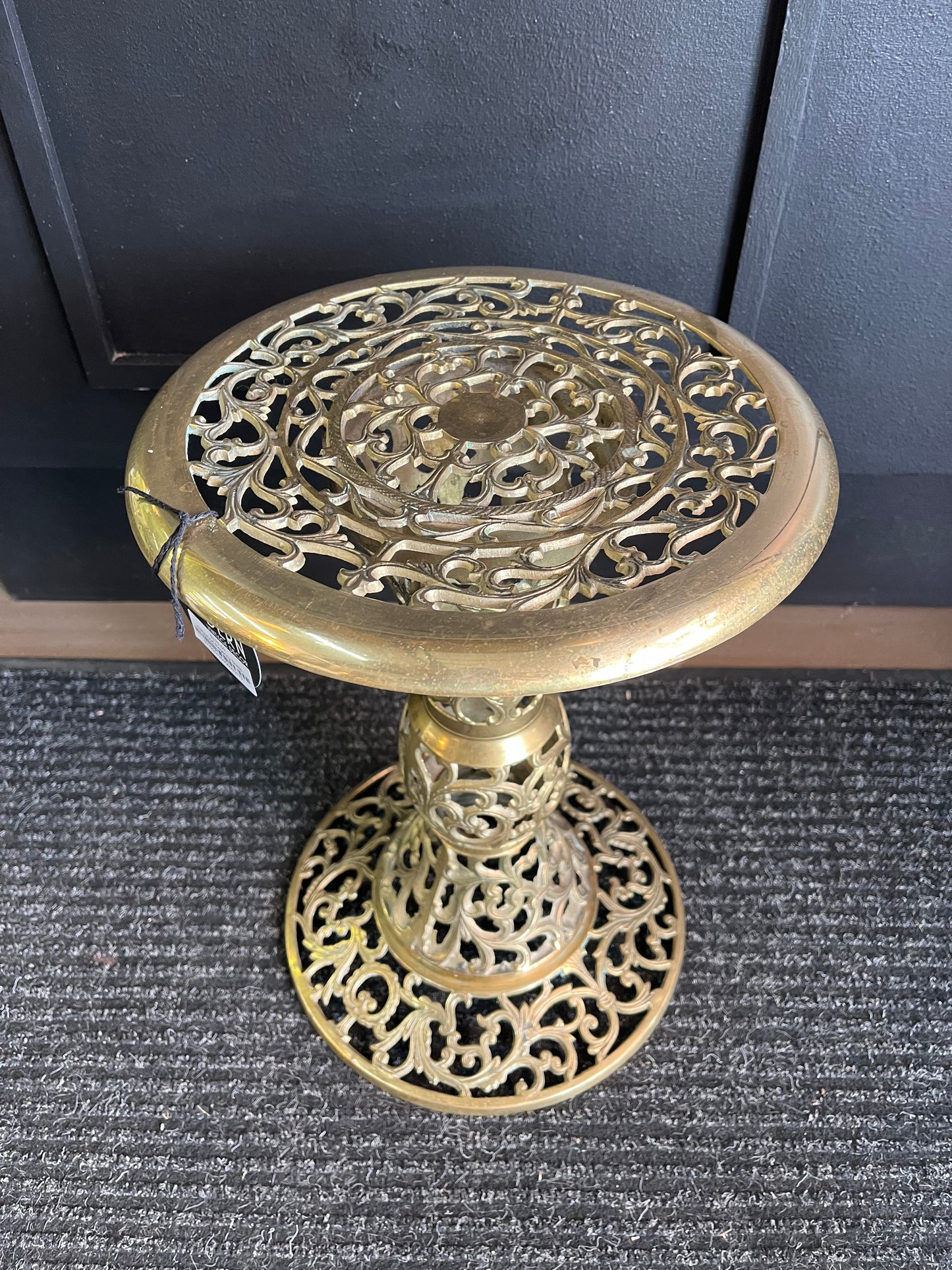 Hollywood Regency Brass Table/plant stand