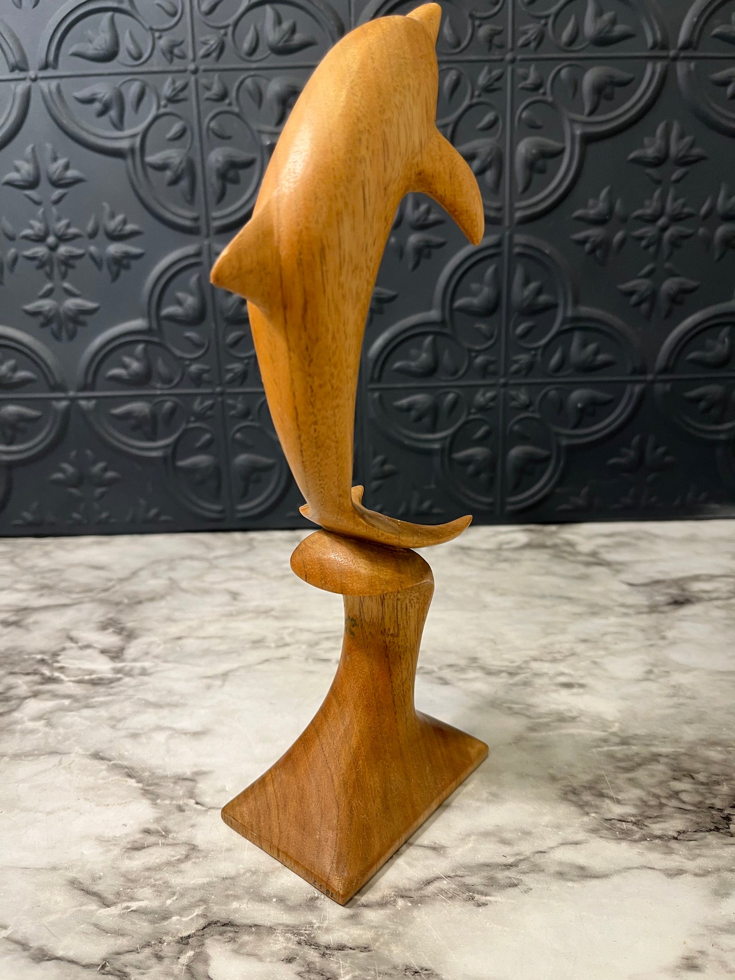 Wood Carved Dolphin