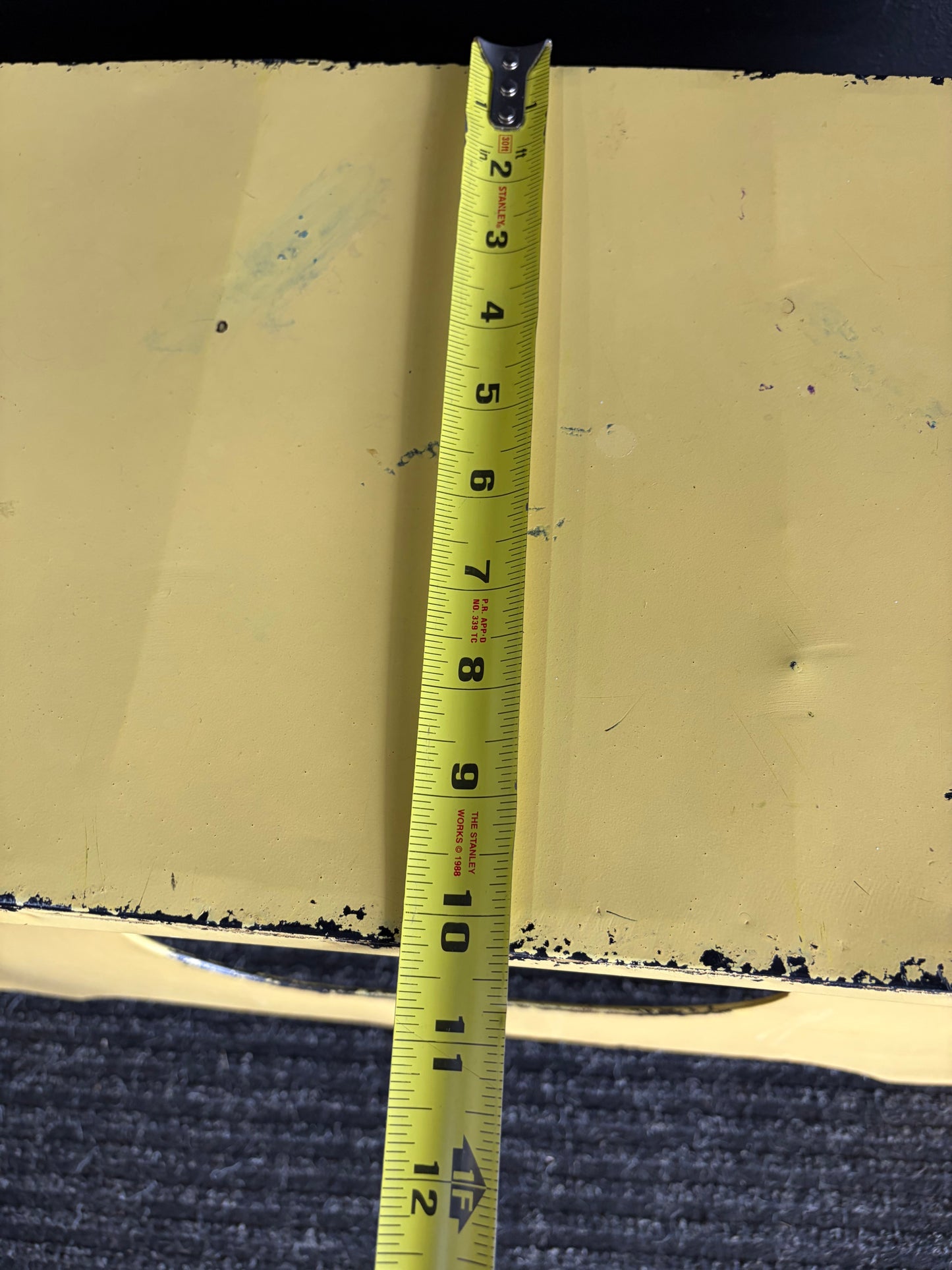 Yellow metal Step Stool