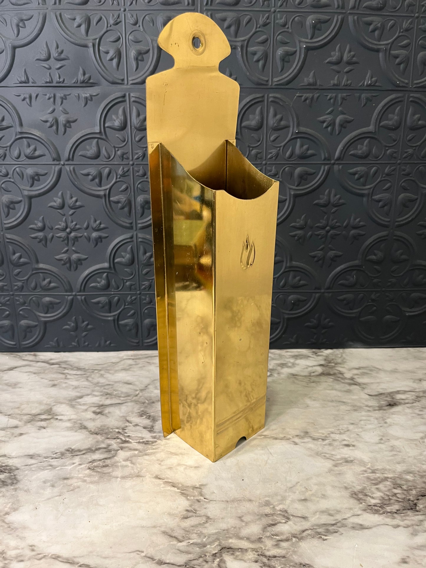 Brass Matchstick Holder Rectangle