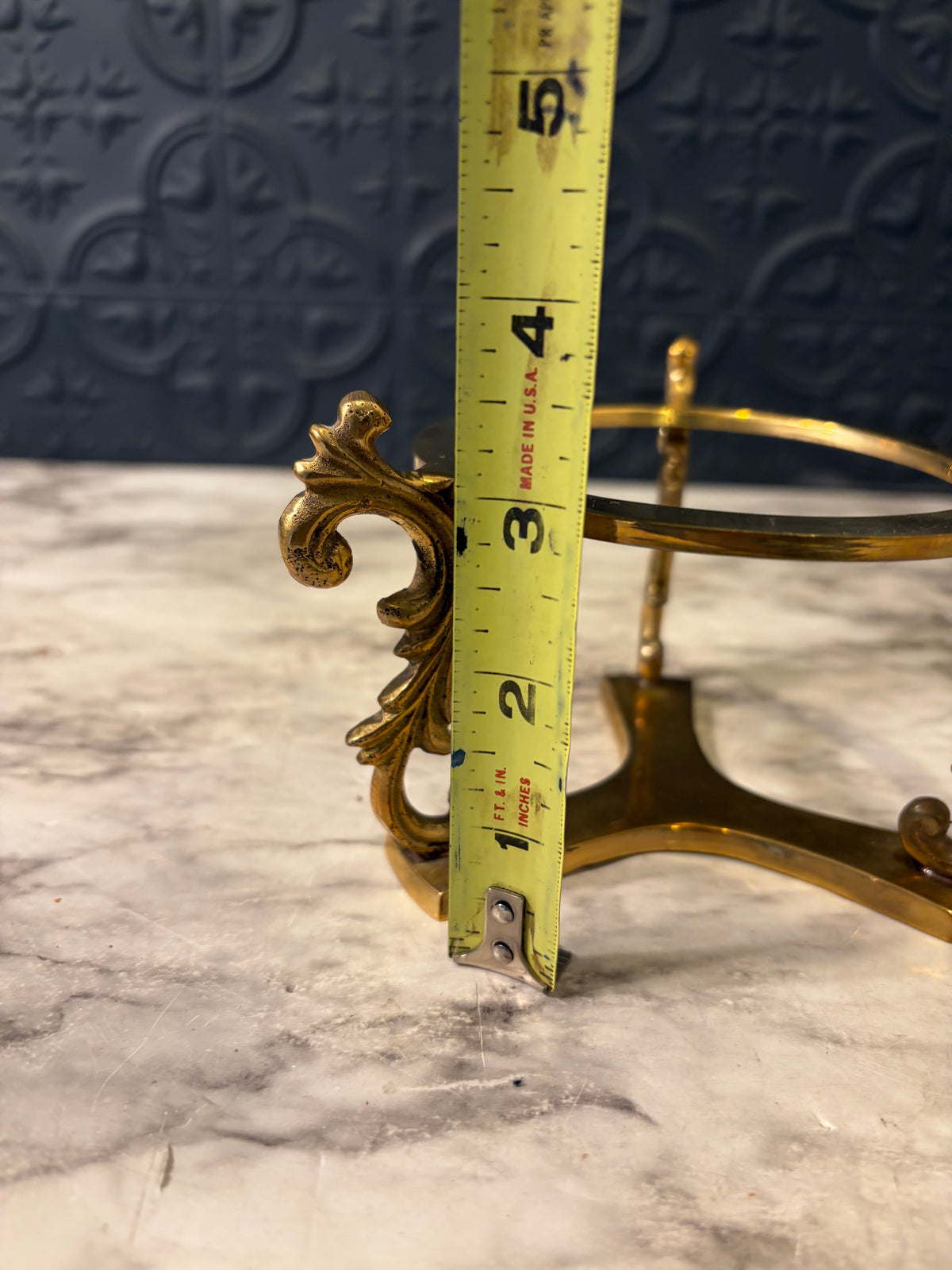 Brass Three legged Stand 4.25"