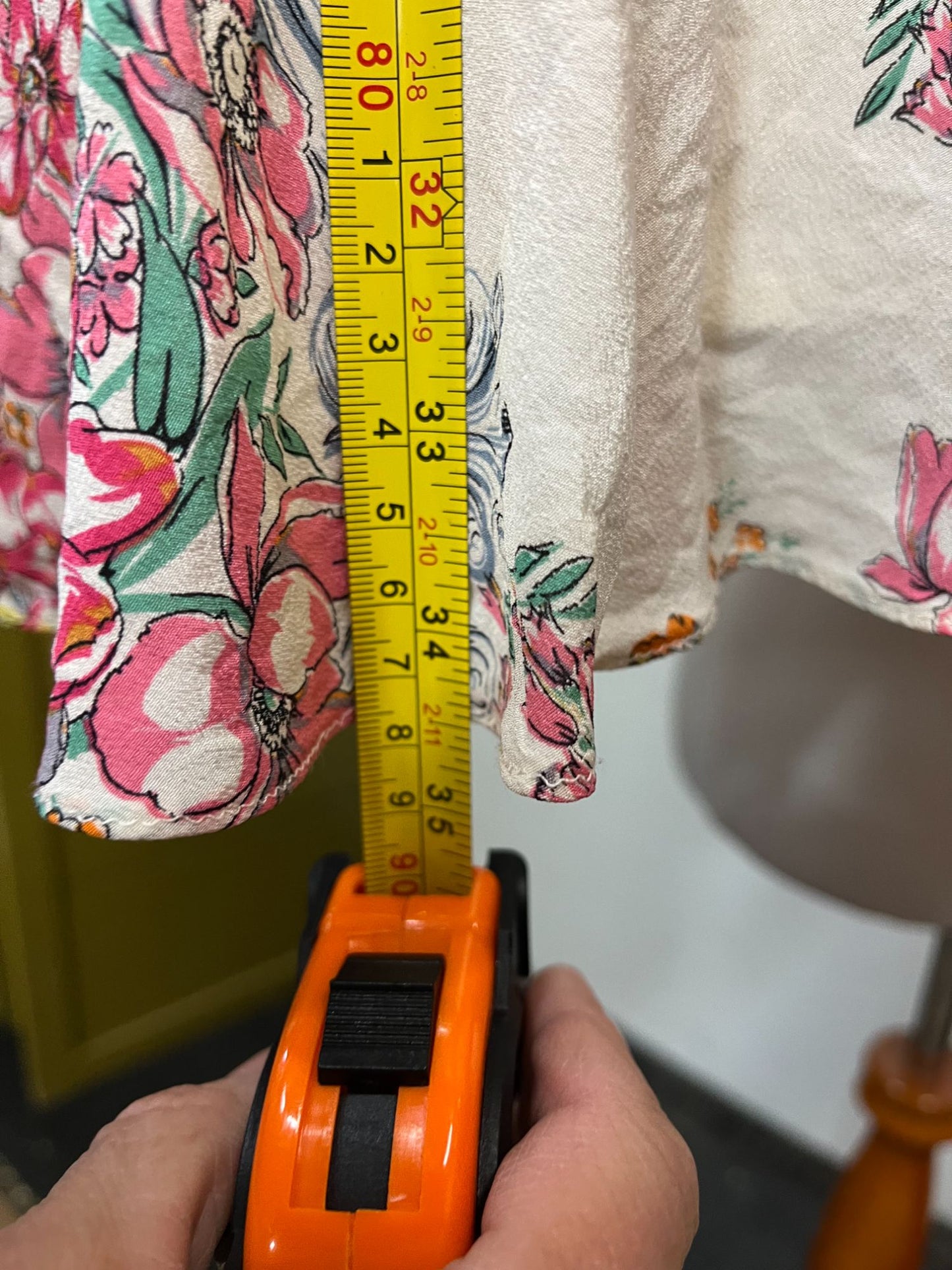 Moulinette Soeurs Anthropologie Womens Floral Print Dress Size 6 With V-Neck & Bell Sleeves