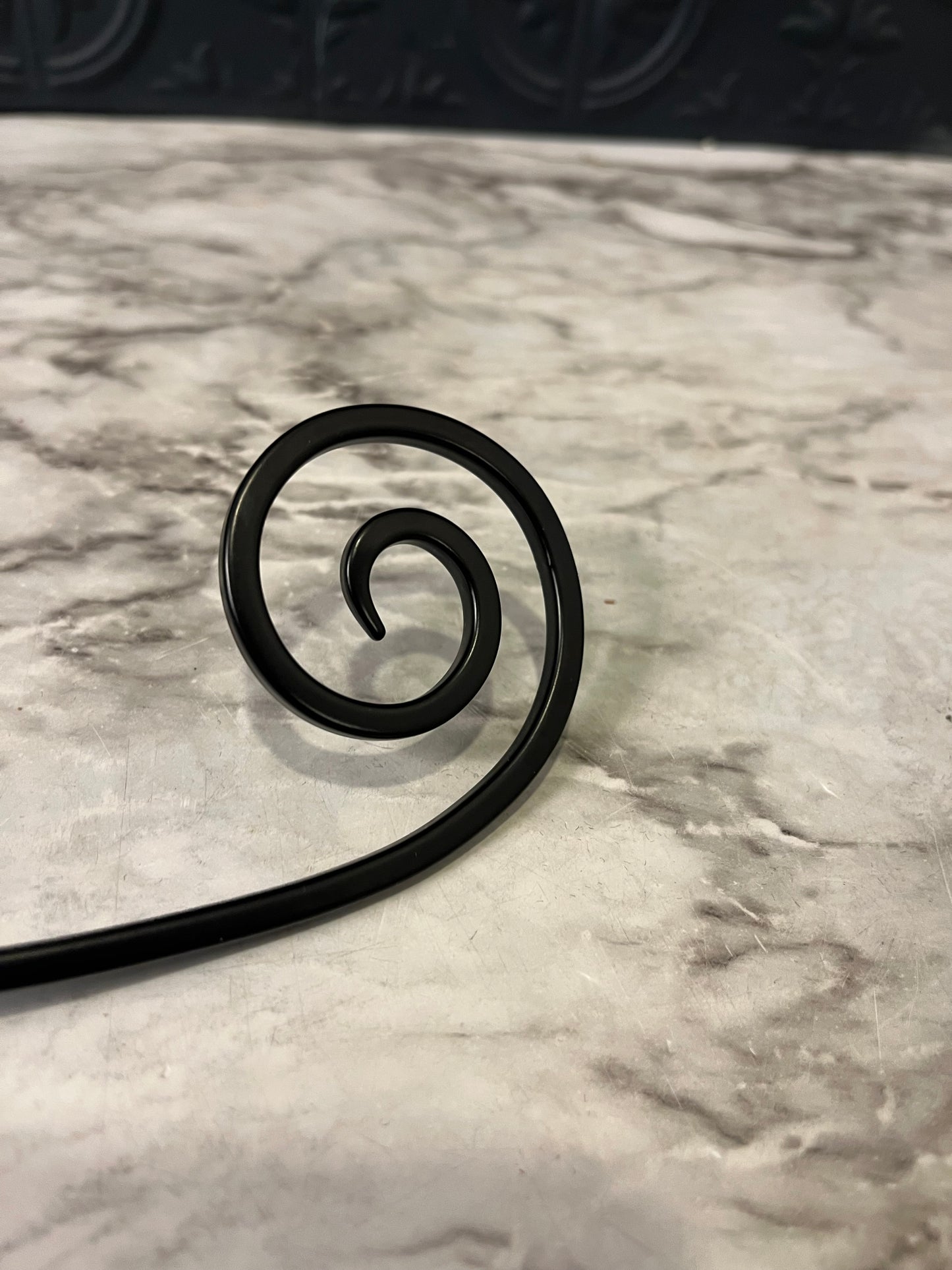Black Spiral Candle Snuffer