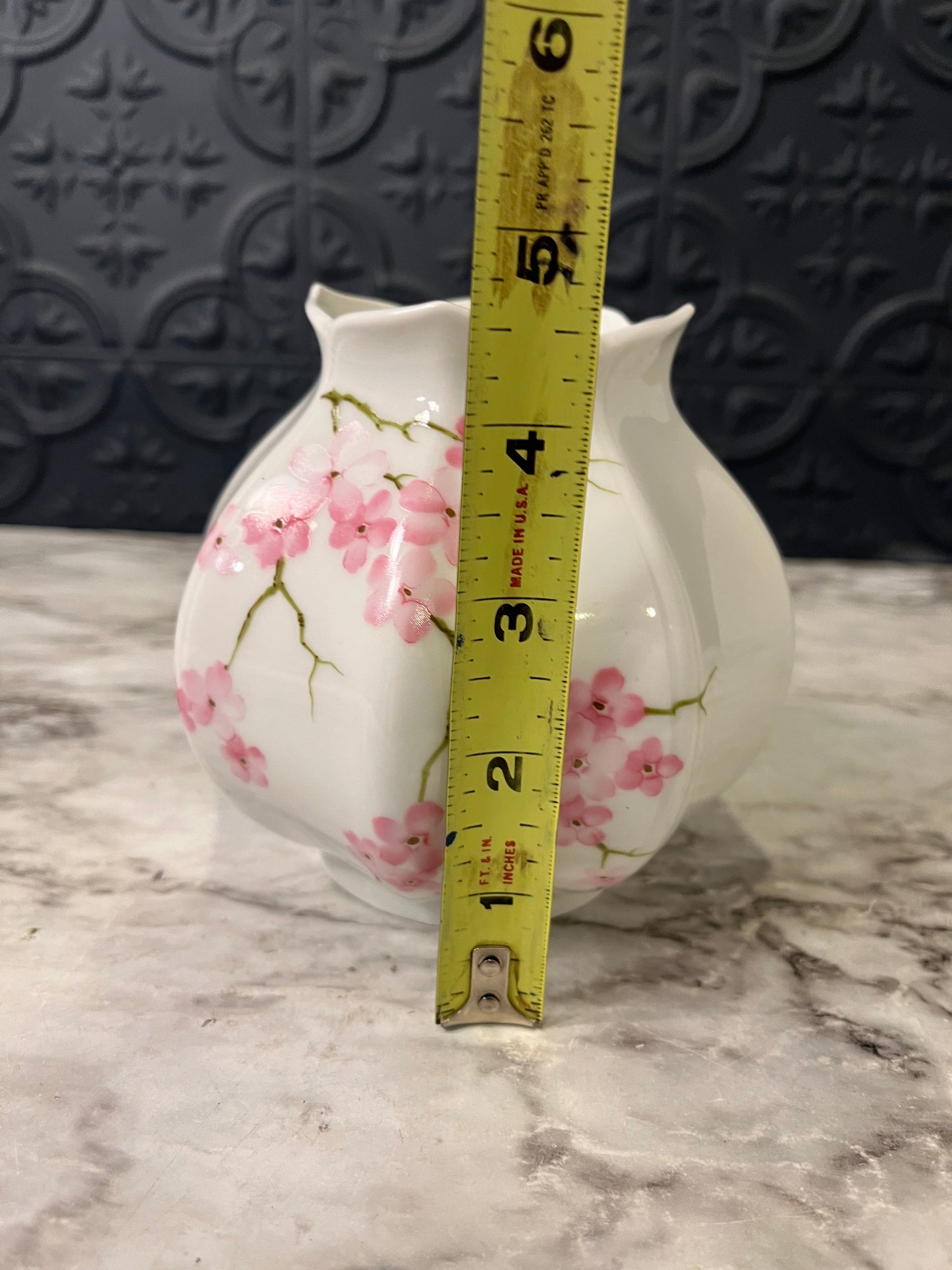 Porcelain Cherry Blossom Vase