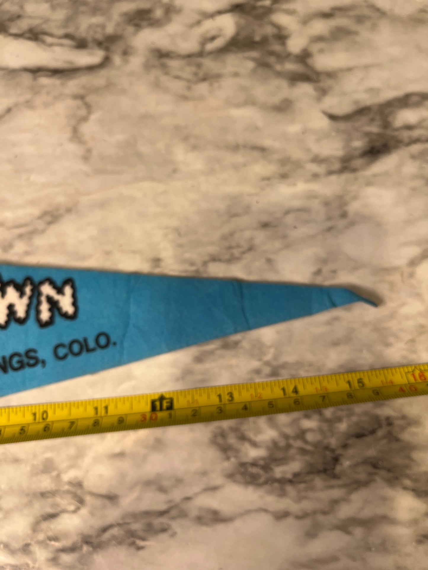 Small Ghost Town Pennant
