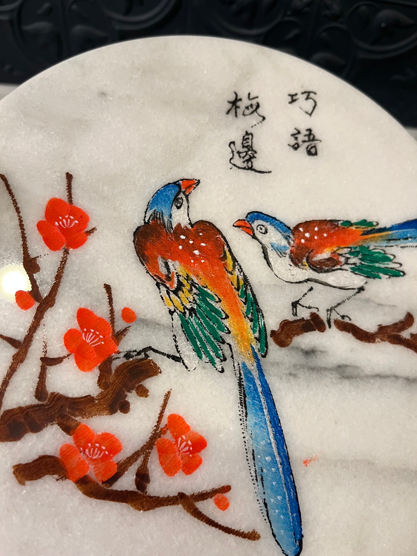 Hand Painted Marble Trivet