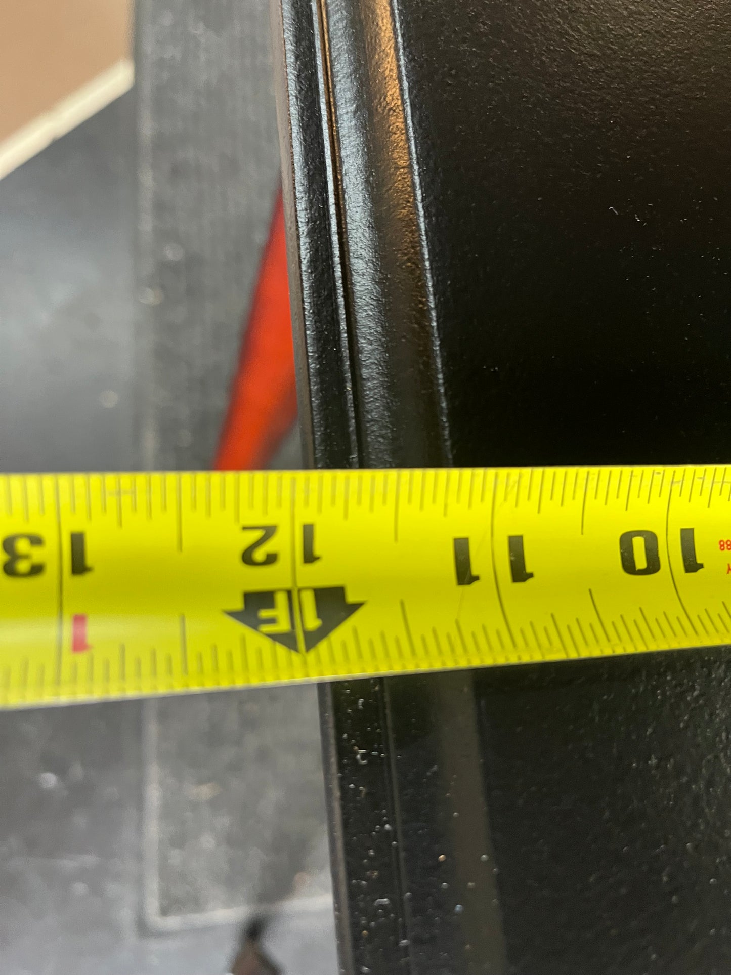 Small Entry Table with Black top and Feet