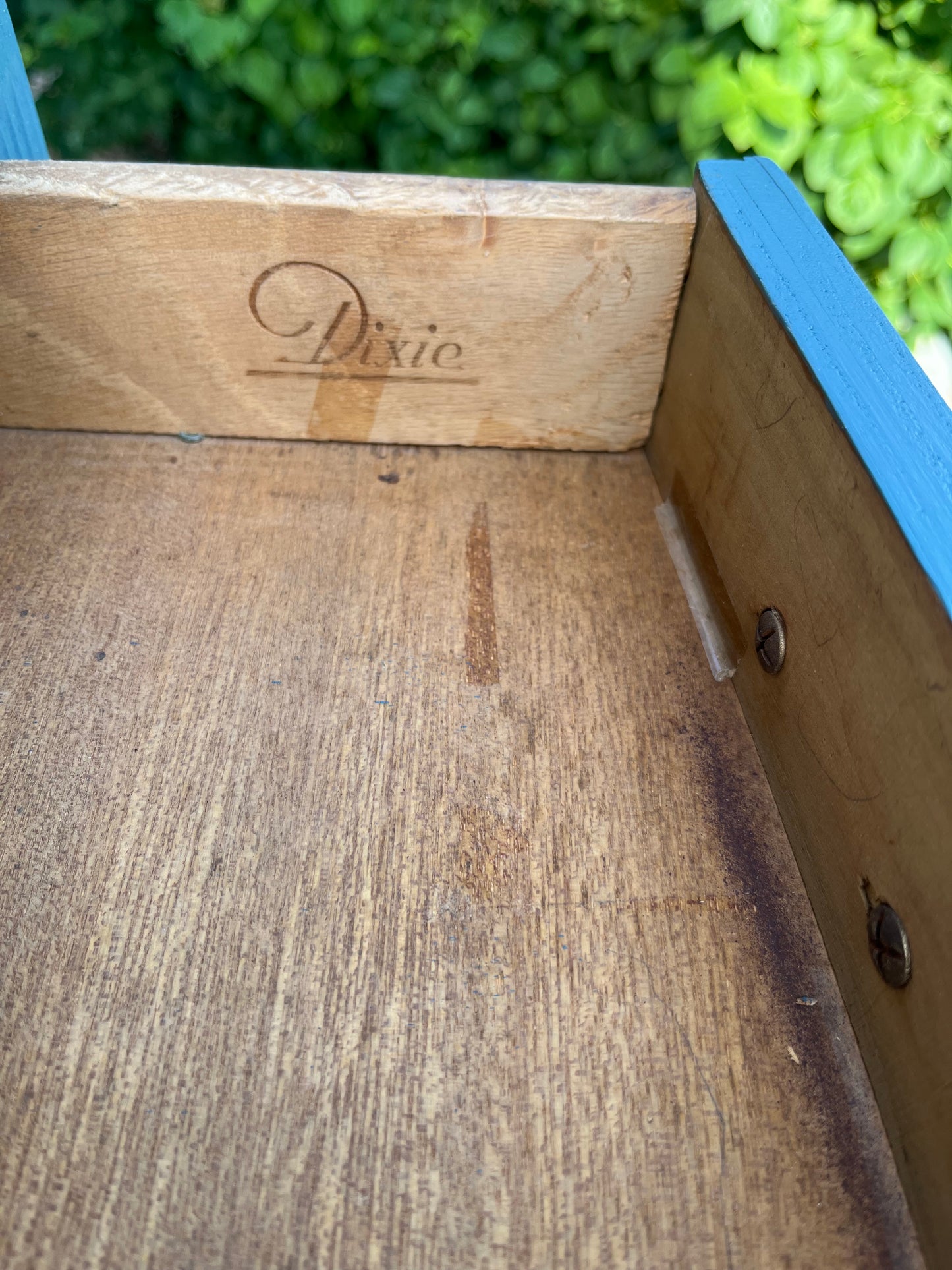 Dixie Highboy Blue Dresser