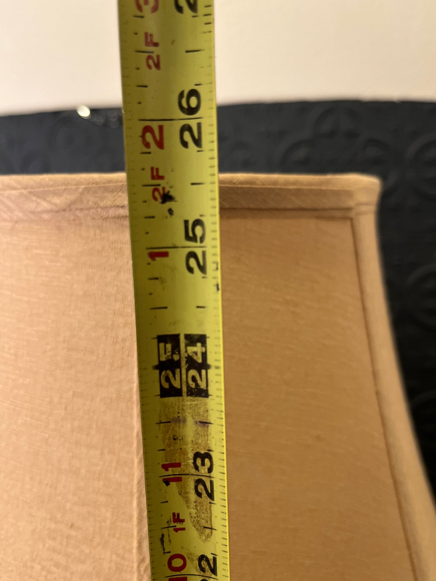 Tall Bronze Metal Lamp