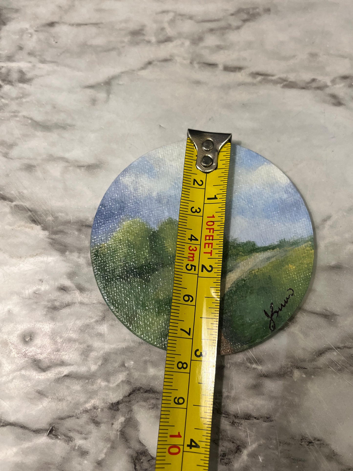 Country Path Magnet painting by Jessie