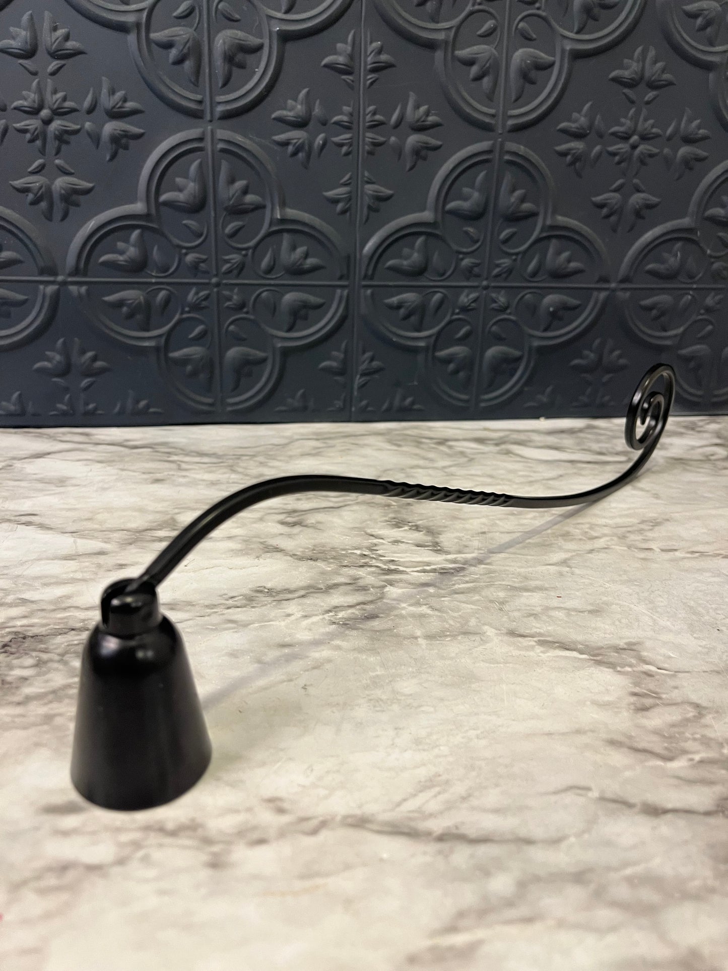 Black Spiral Candle Snuffer
