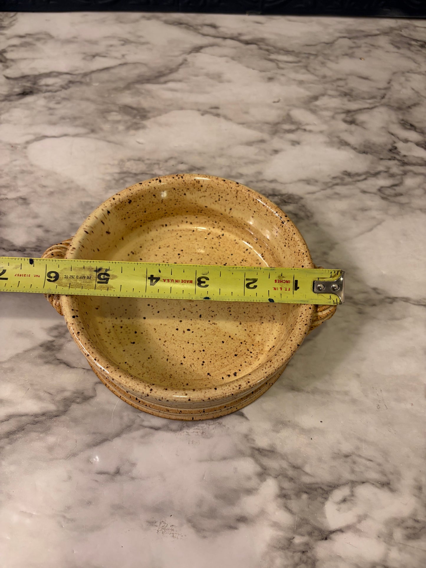 Thomas Pottery Yellow Baking Dish