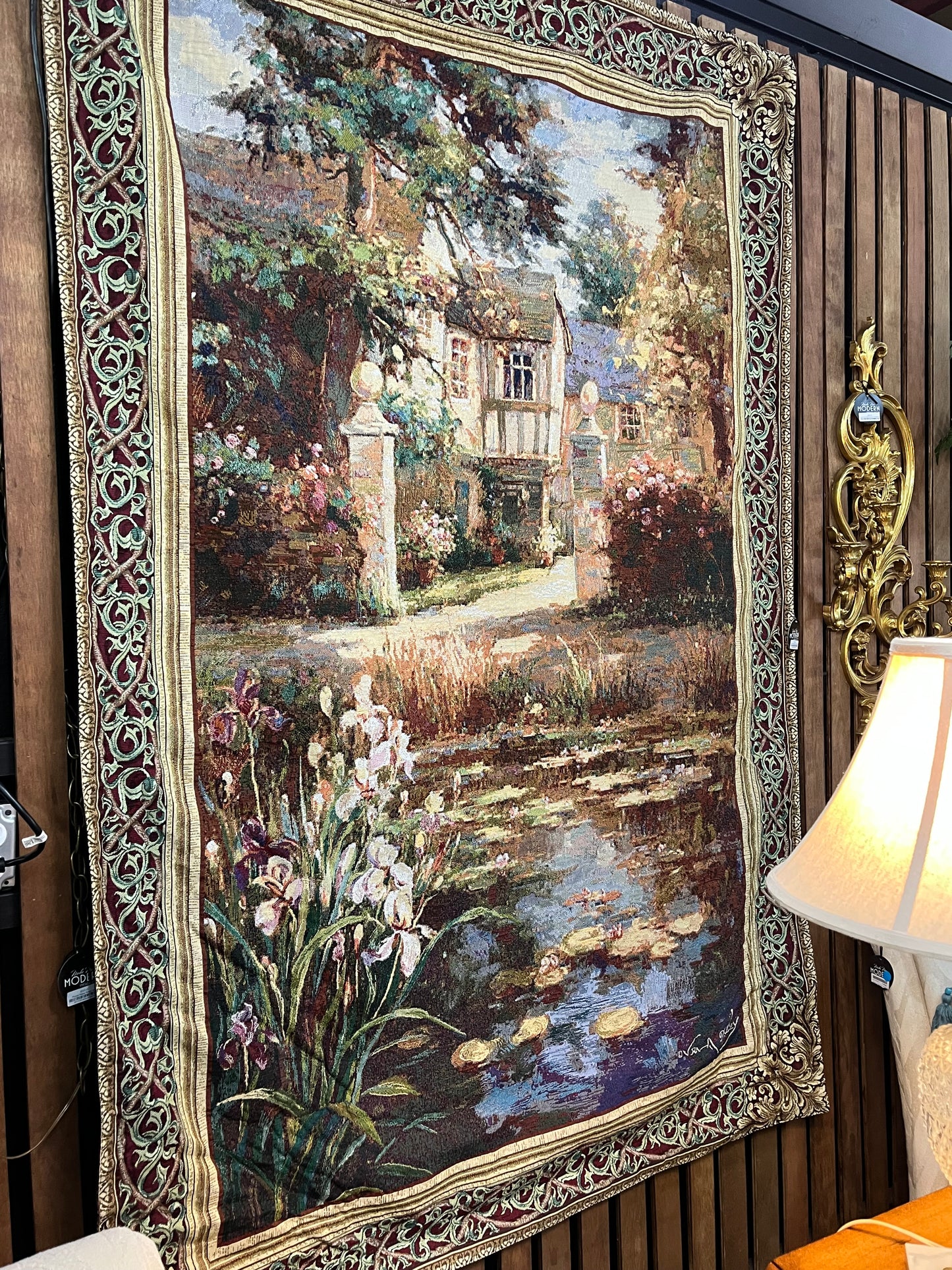 Lily Pond Tapestry by Mowhawk