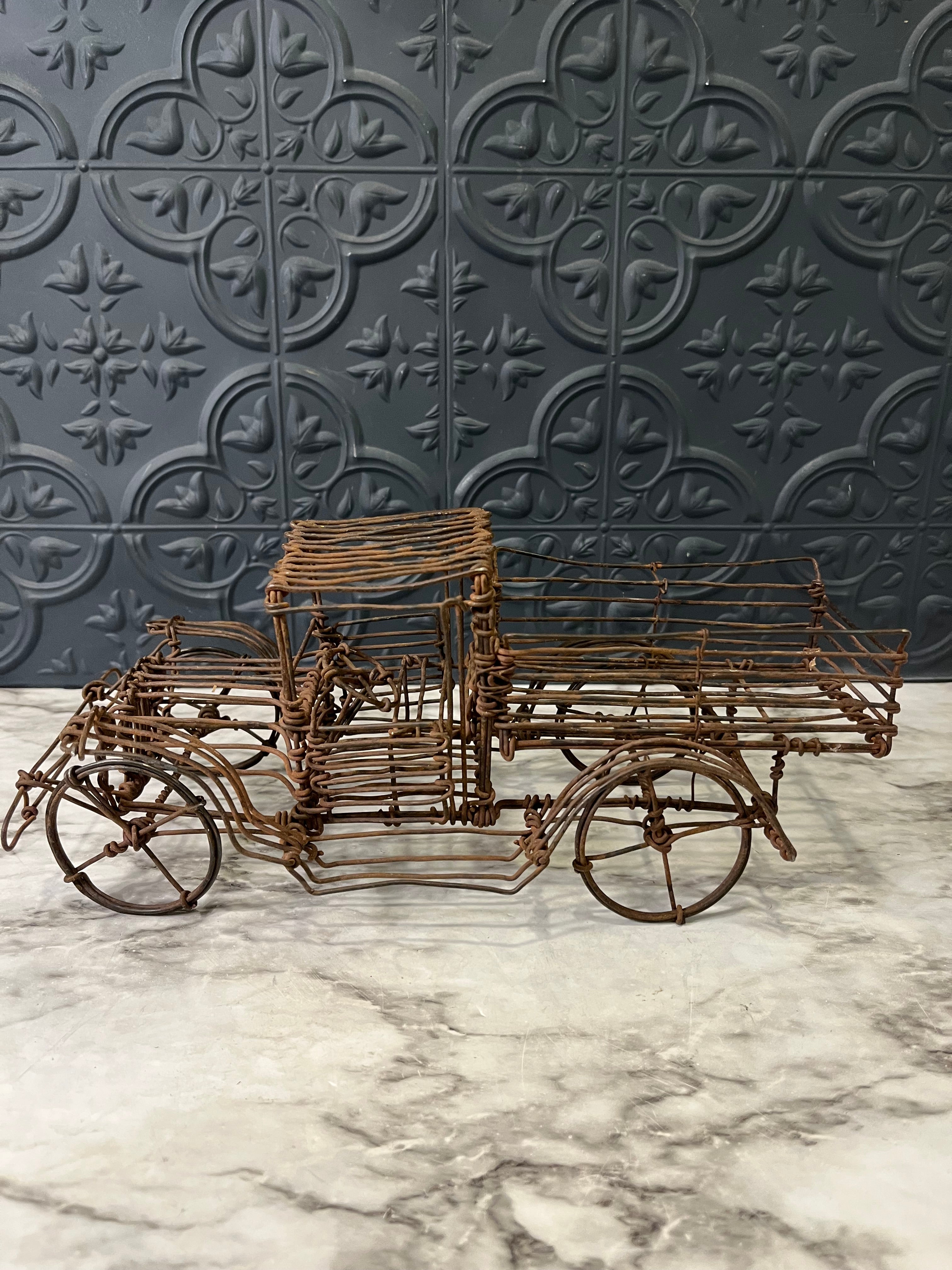 Wire Truck Make Me Modern Decor wire-truck-make-me-modern-decor