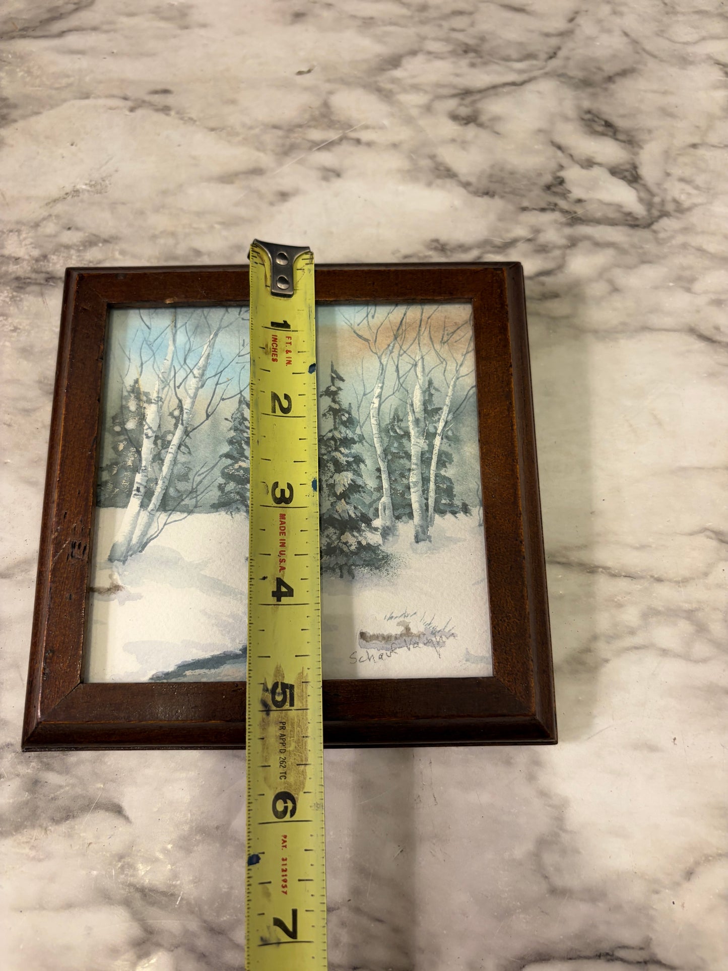Solitude Winter Watercolor
