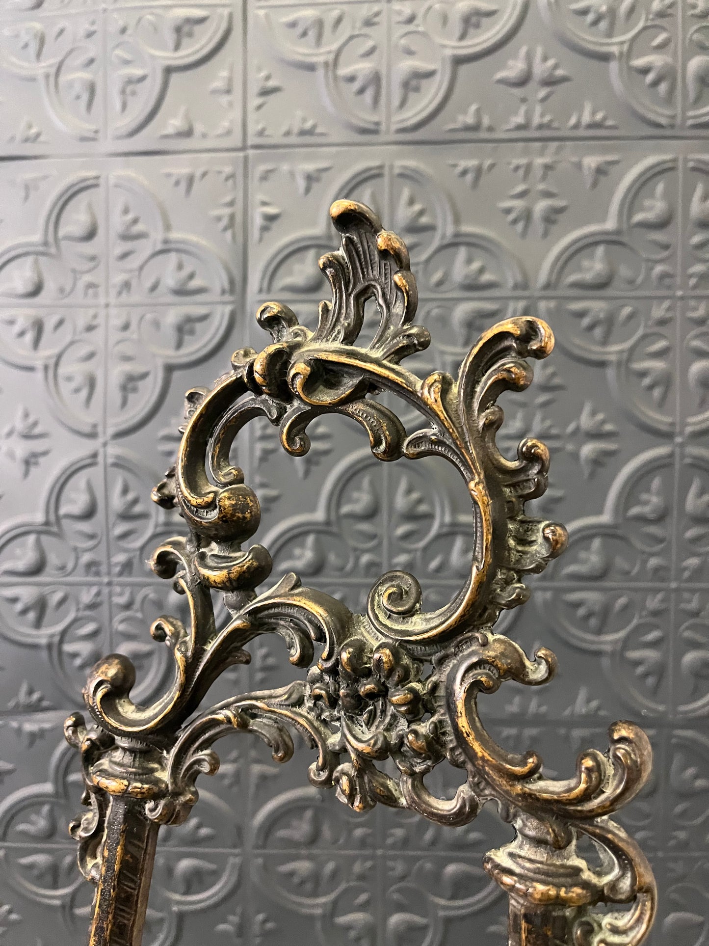 Large Metal Ornate Frame Stand