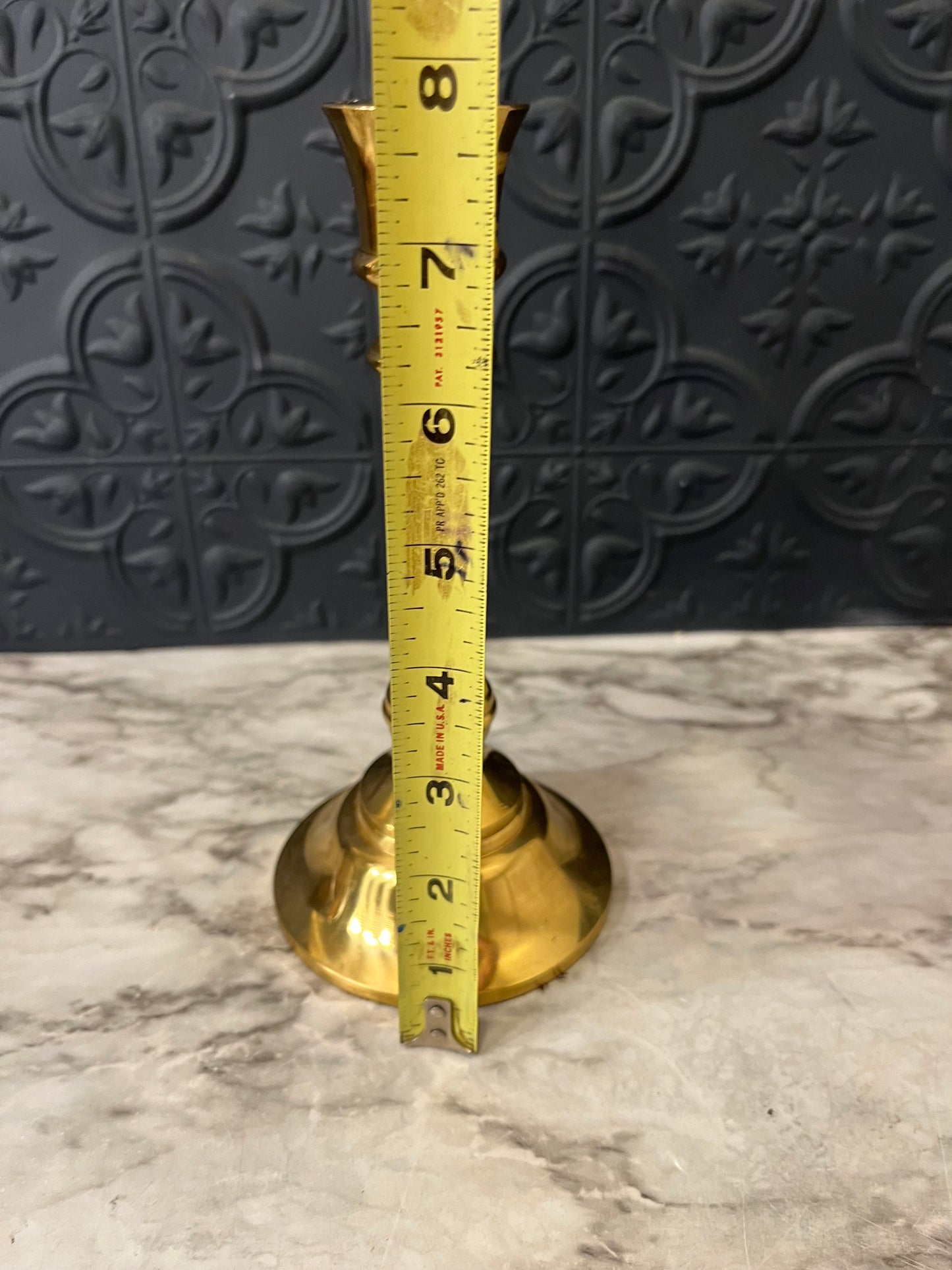 Hallmark Brass Candlestick 7.75"
