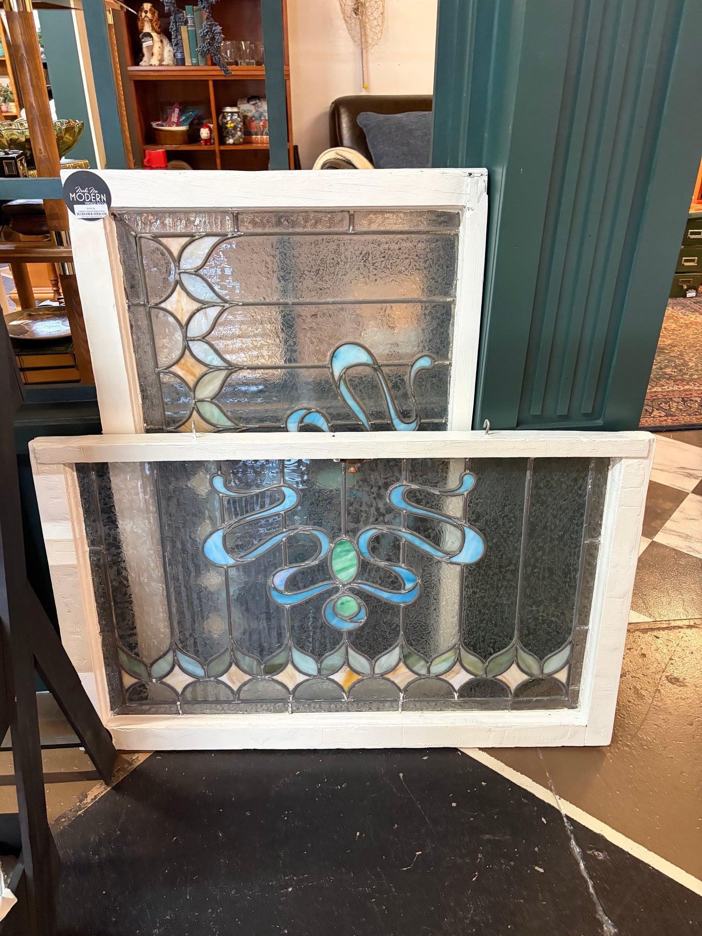 Leaded Stained Glass Panel
