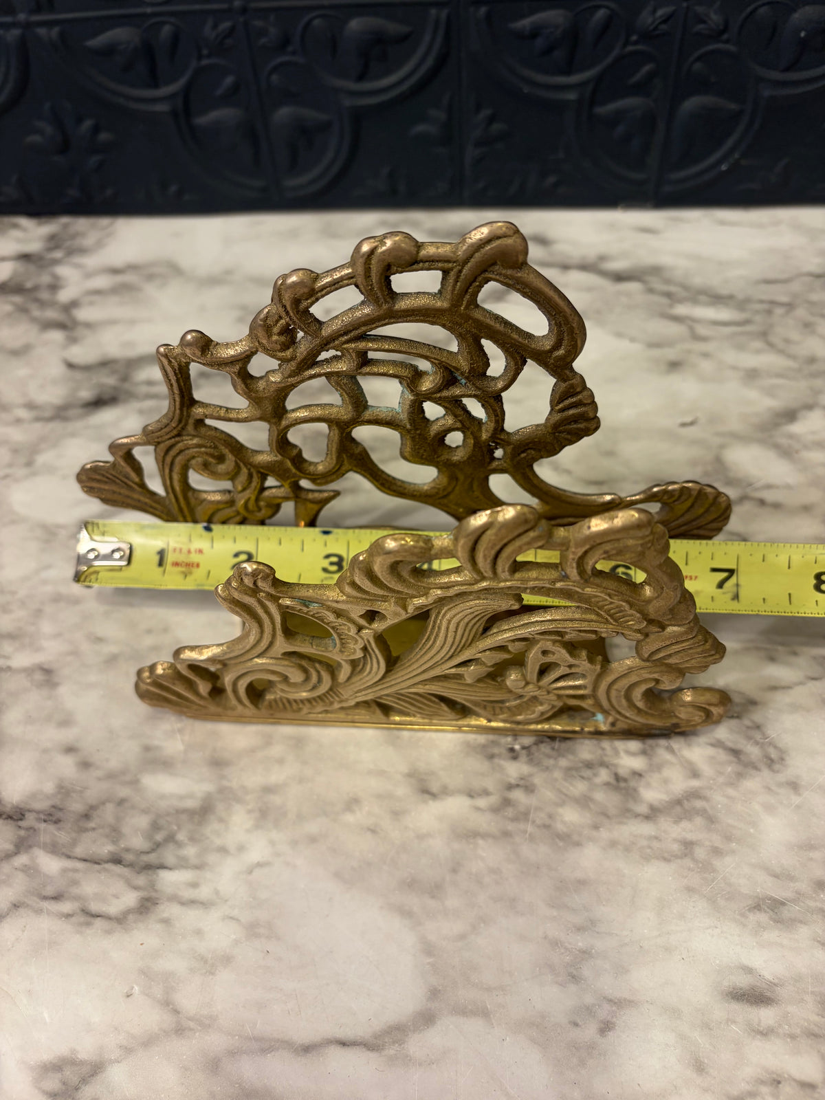 Ornate Brass Letter Holder