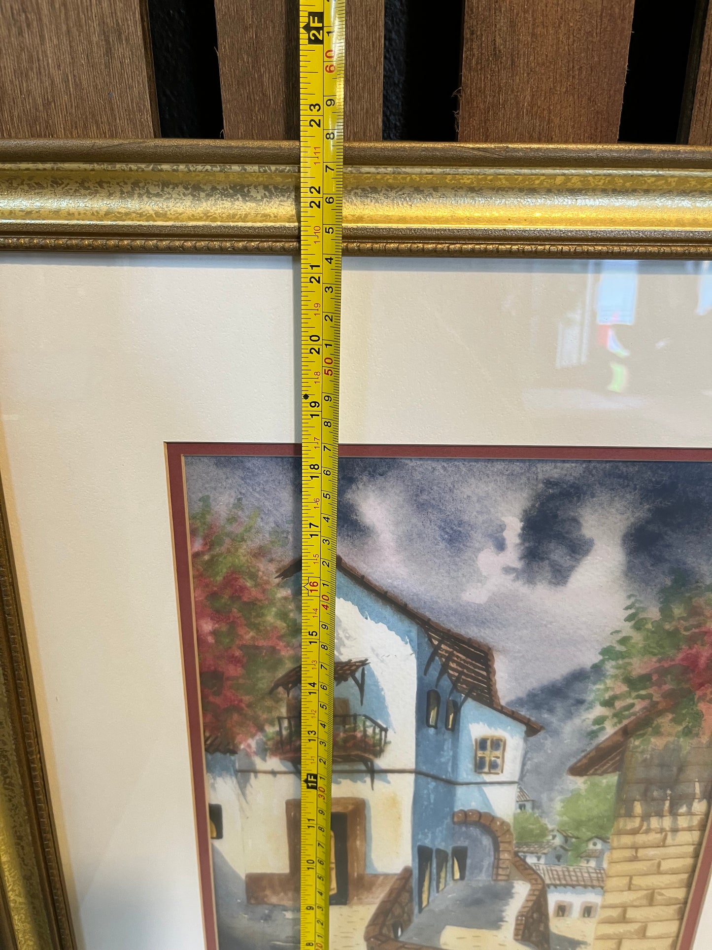Original Watercolor Dirt Pathway