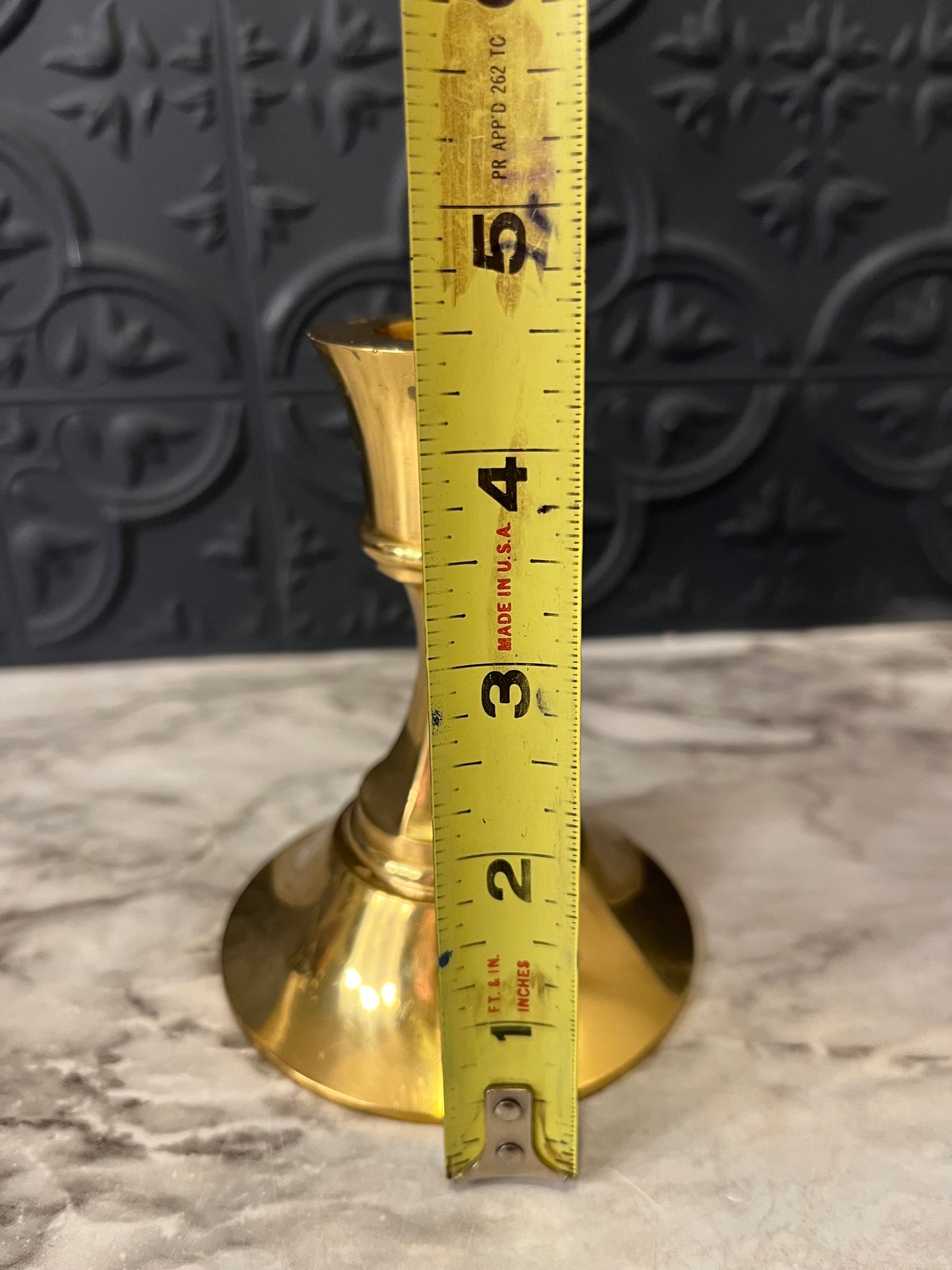 Hallmark Brass Candlestick 4.5 "