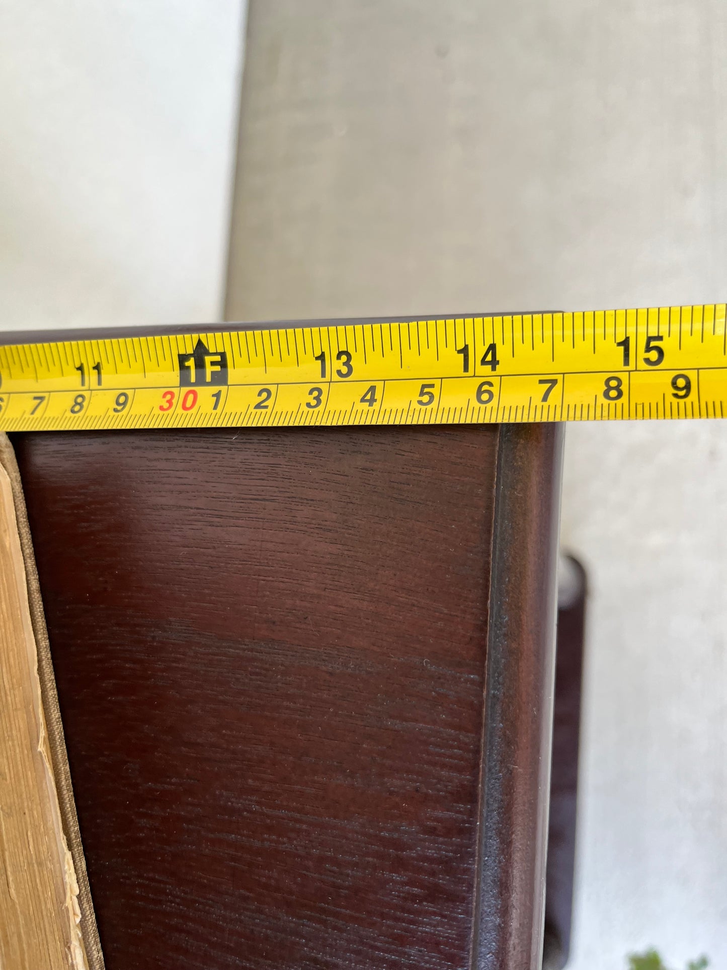 Dark Wood Plant Stand/Side Table