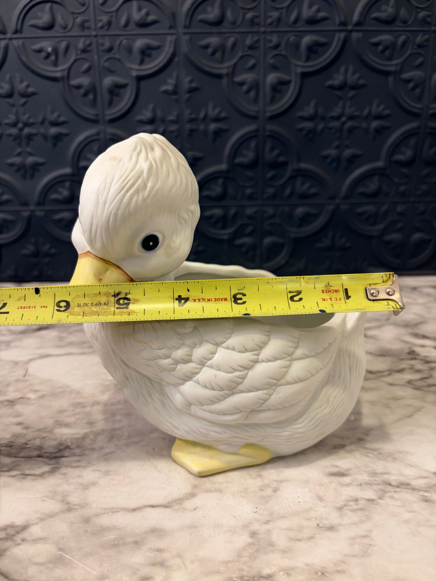 Porcelain Duck Planter