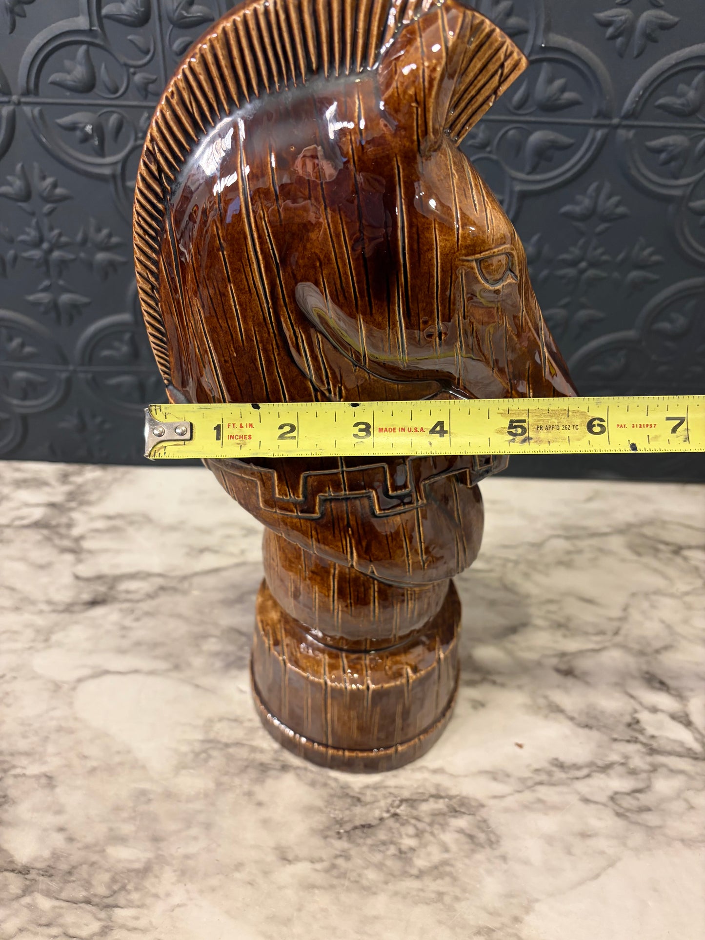 Ceramic Knight Chess Piece