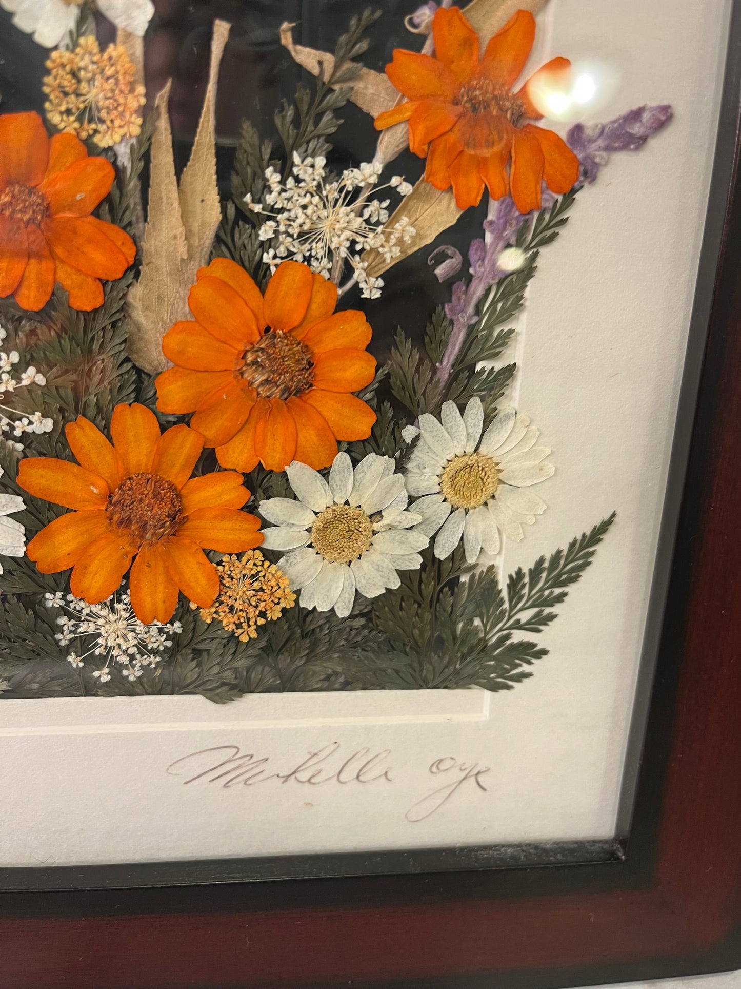 Pressed Flower Picture Framed
