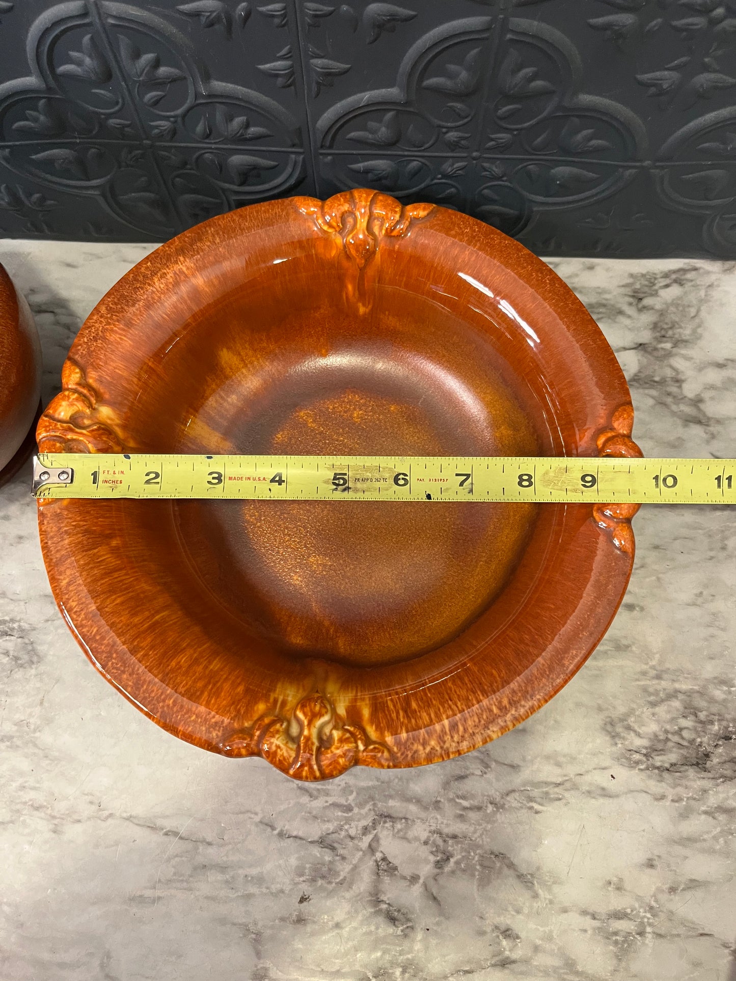 Haegar Rust Pitcher and Bowl