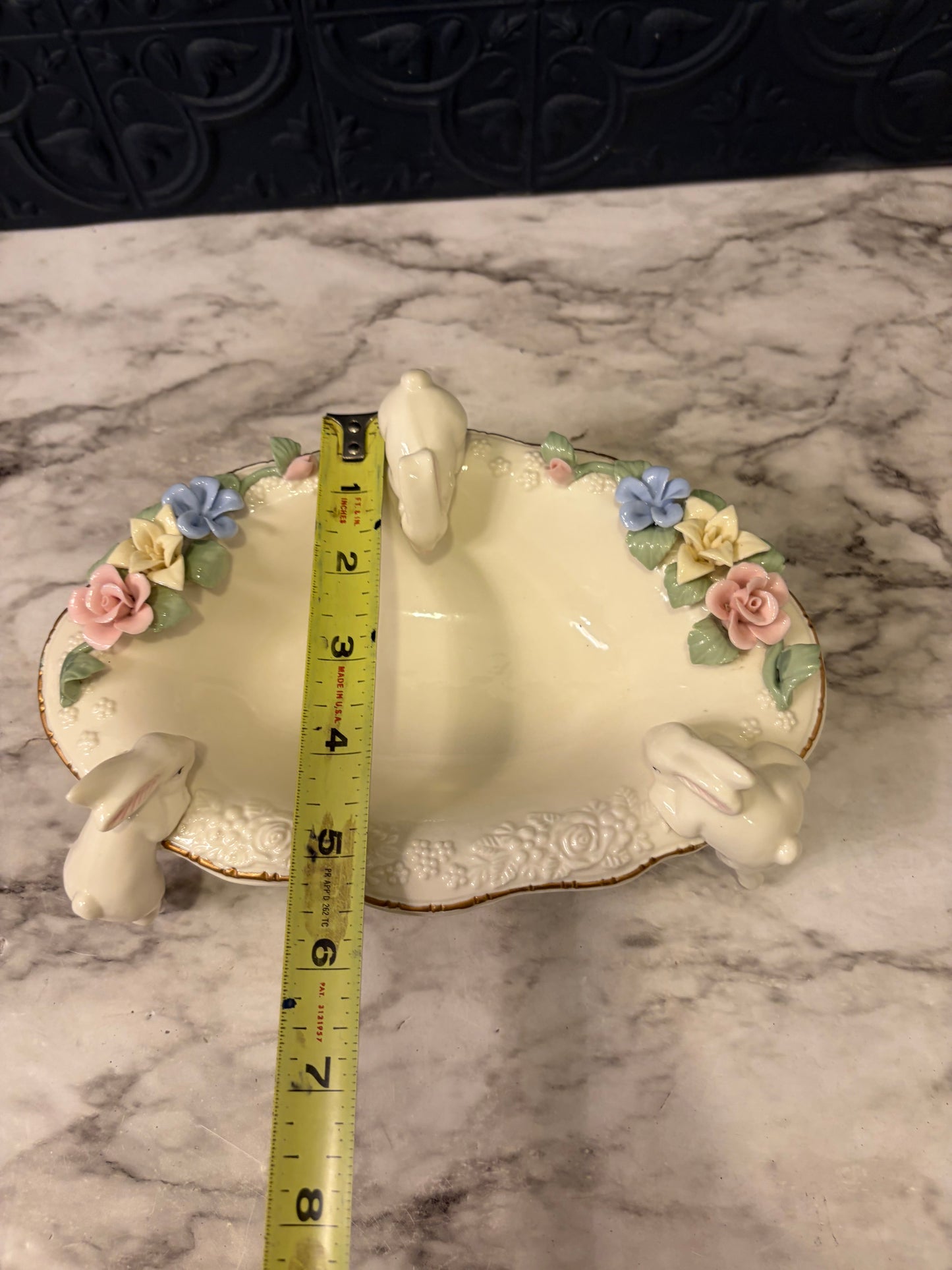 Bunny Porcelain Trinket Dish