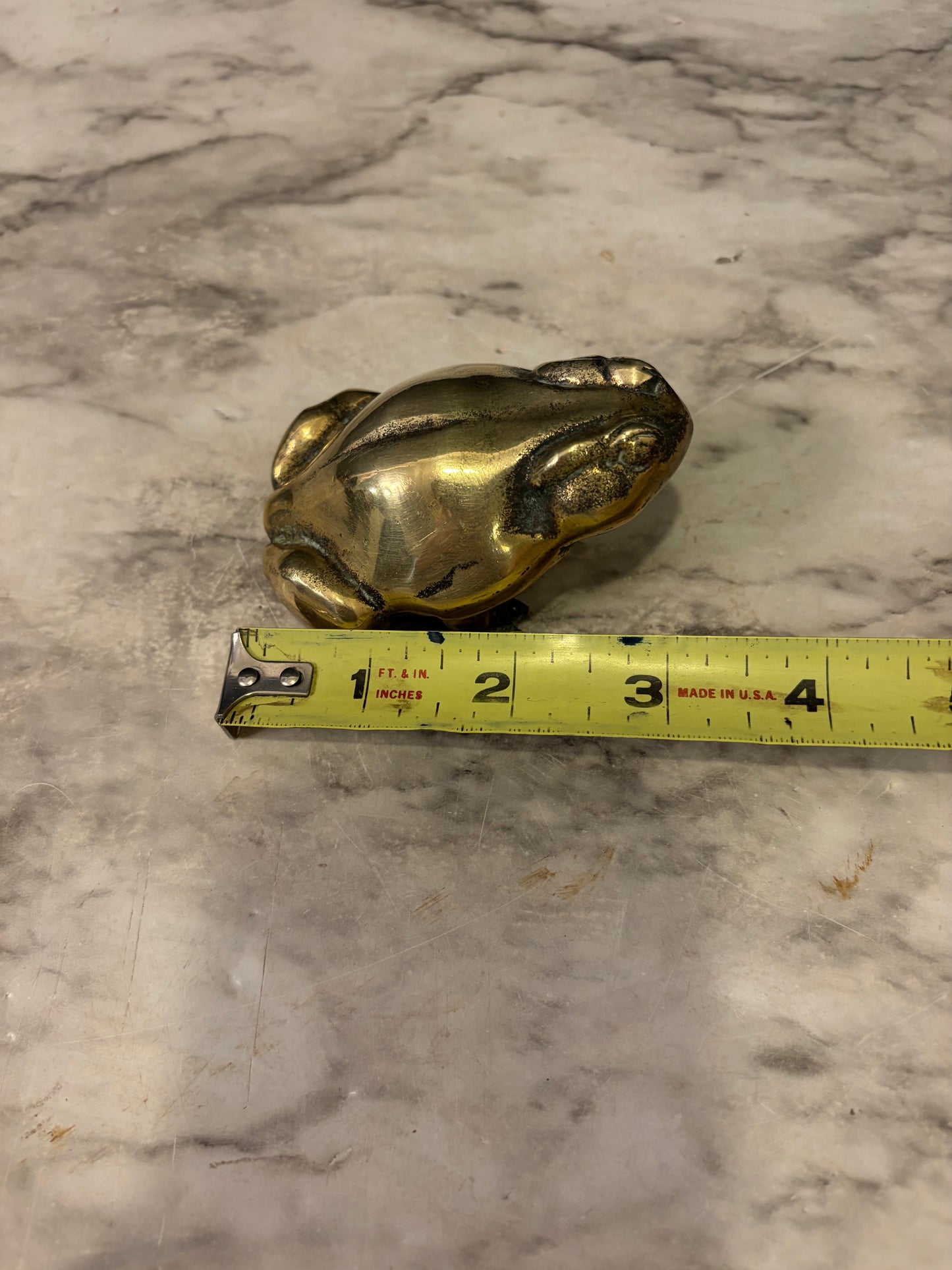 Small Brass Frog