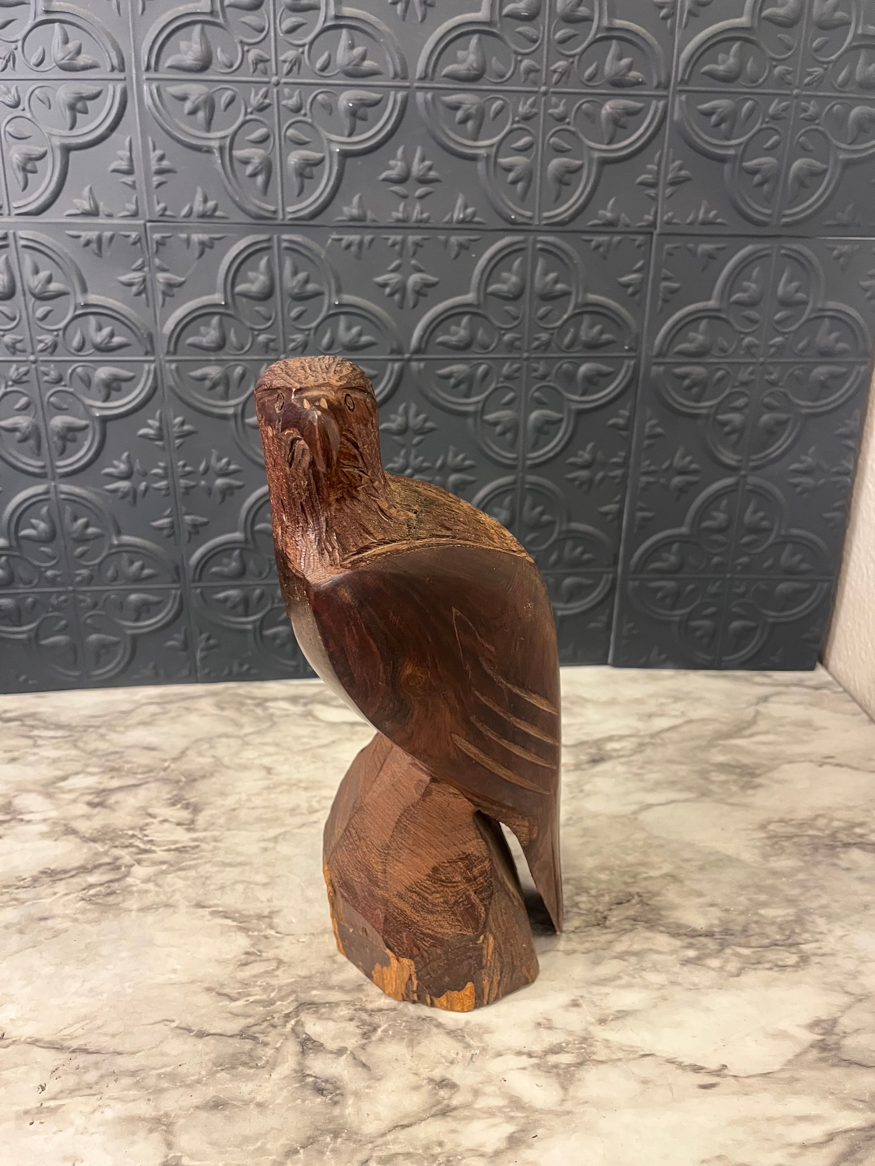 Ironwood Carved Eagle 11" – Make Me Modern Decor