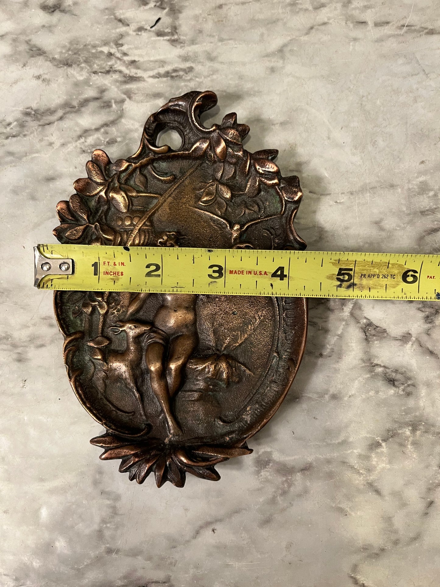 Antique Art Nouveau Bronze tray