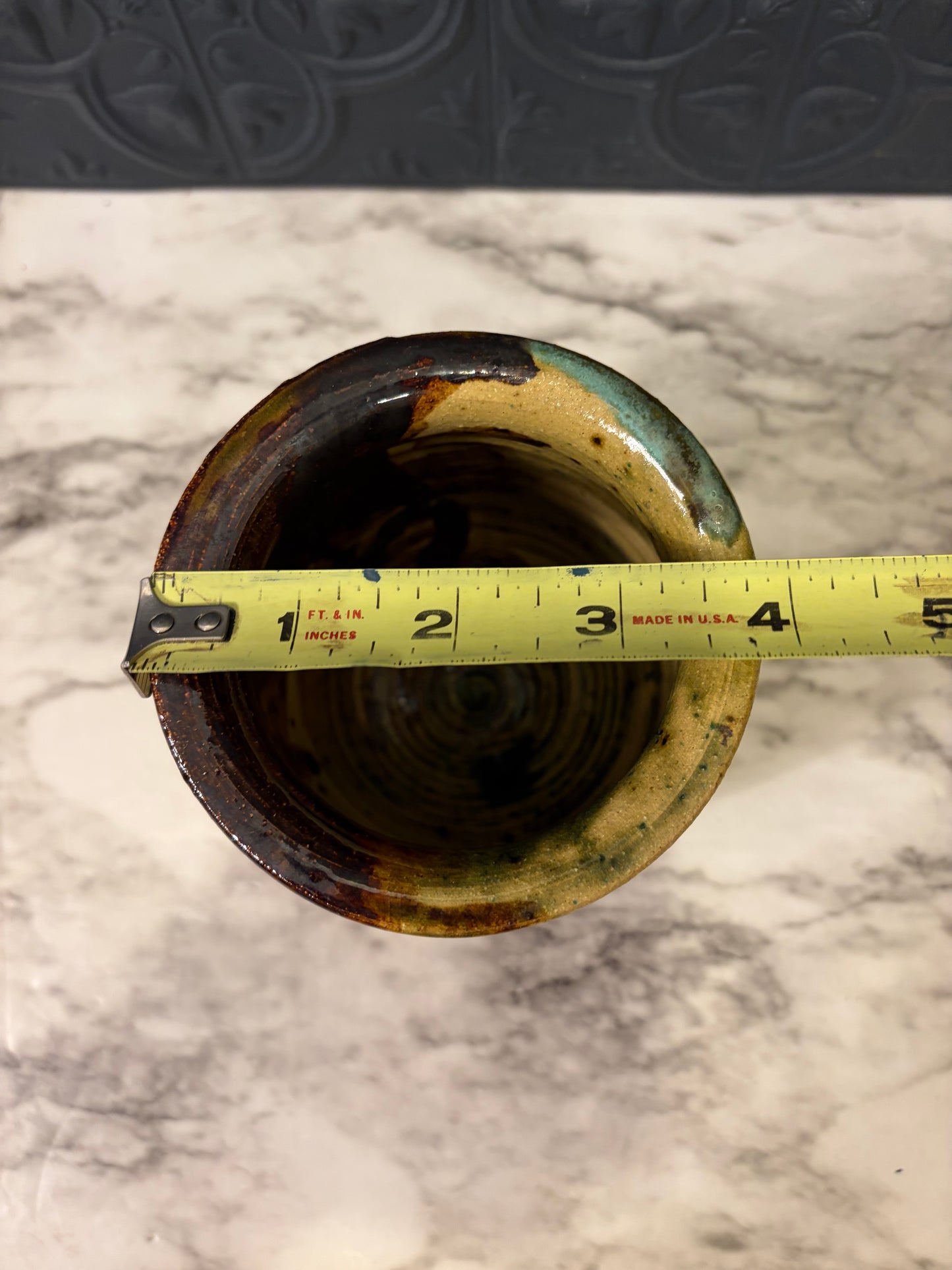 Multi Color Studio Pottery Vase
