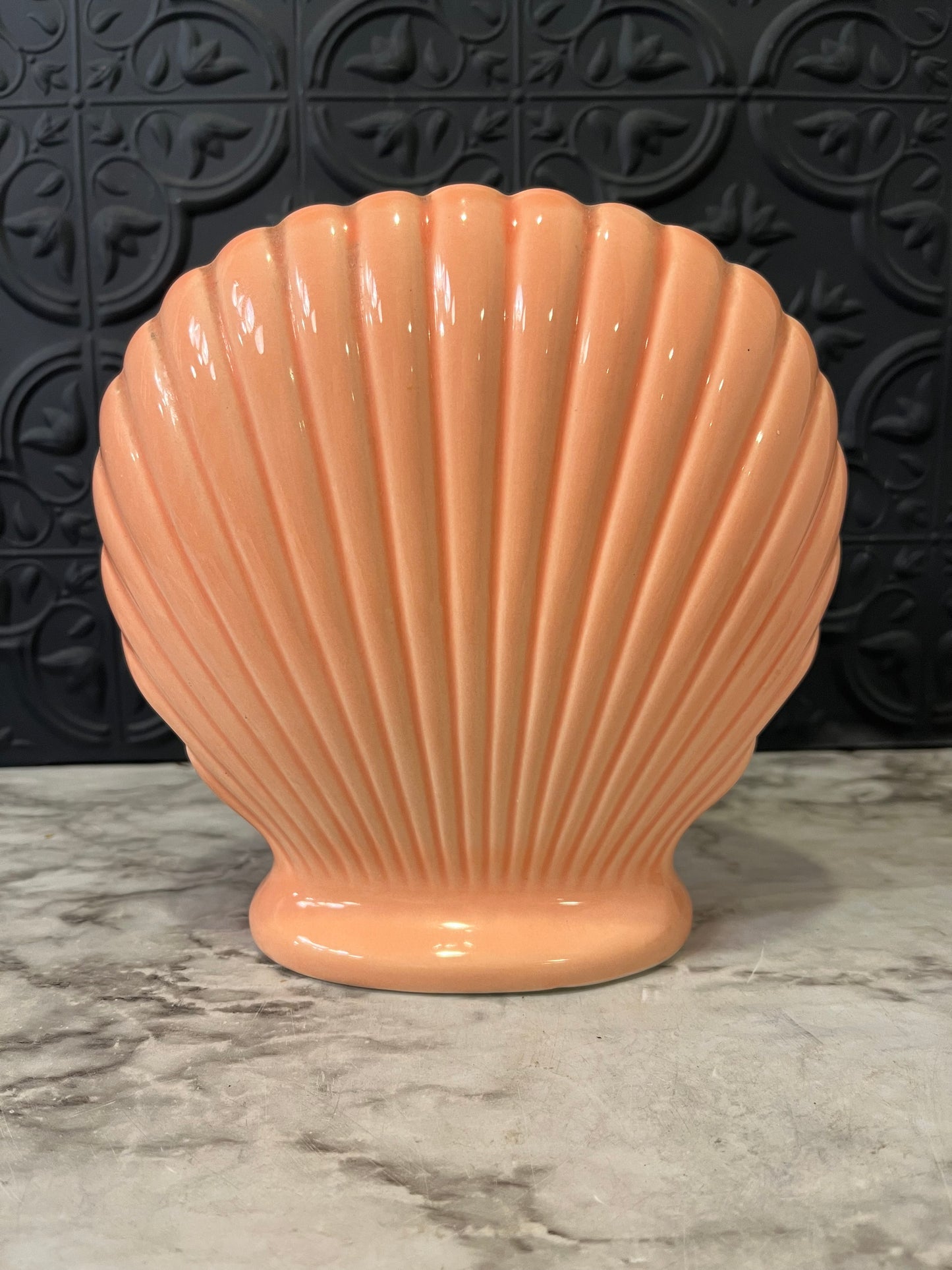 Japanese Shell Vase Peach