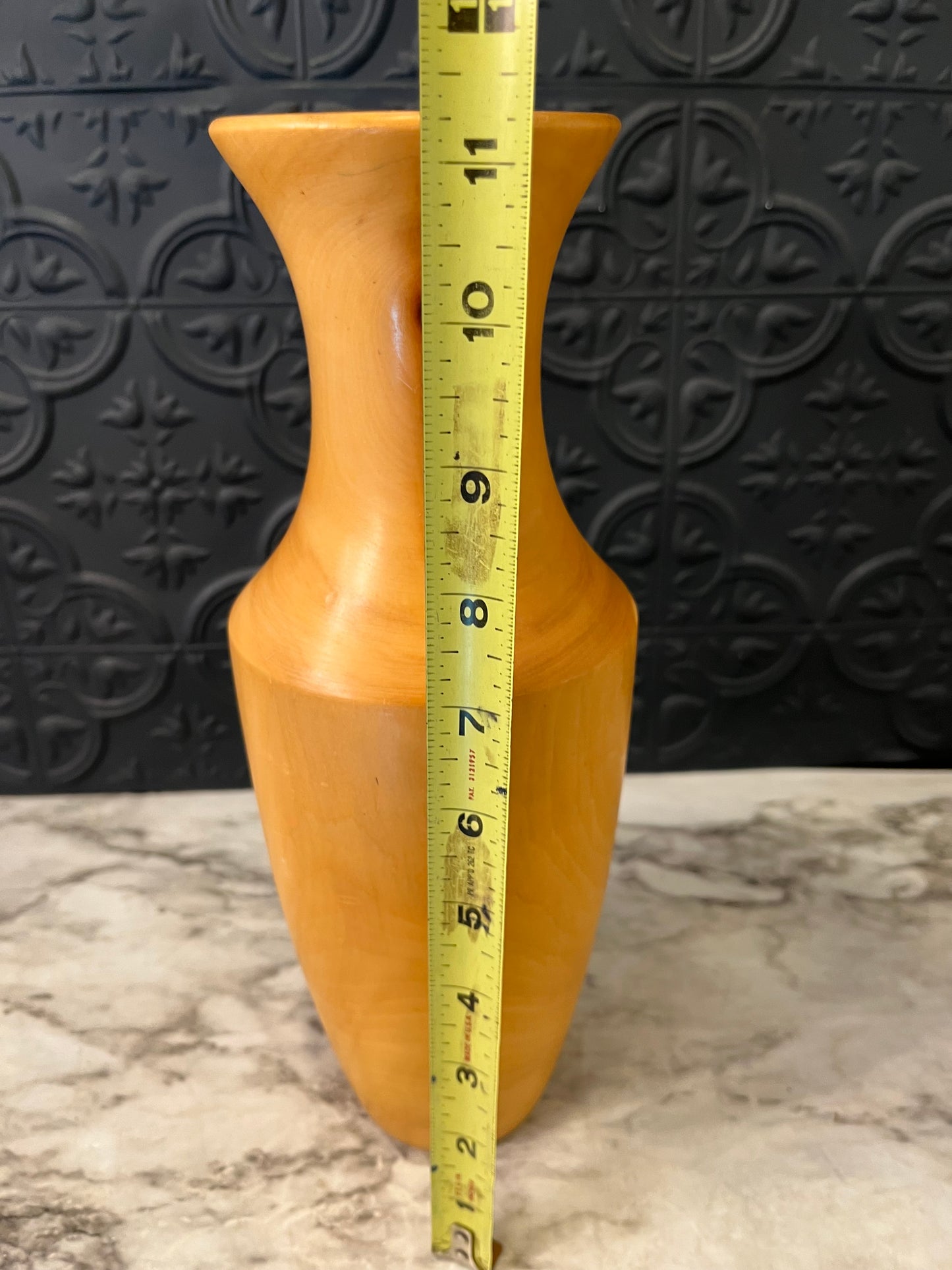 Light wood vase 11.25"