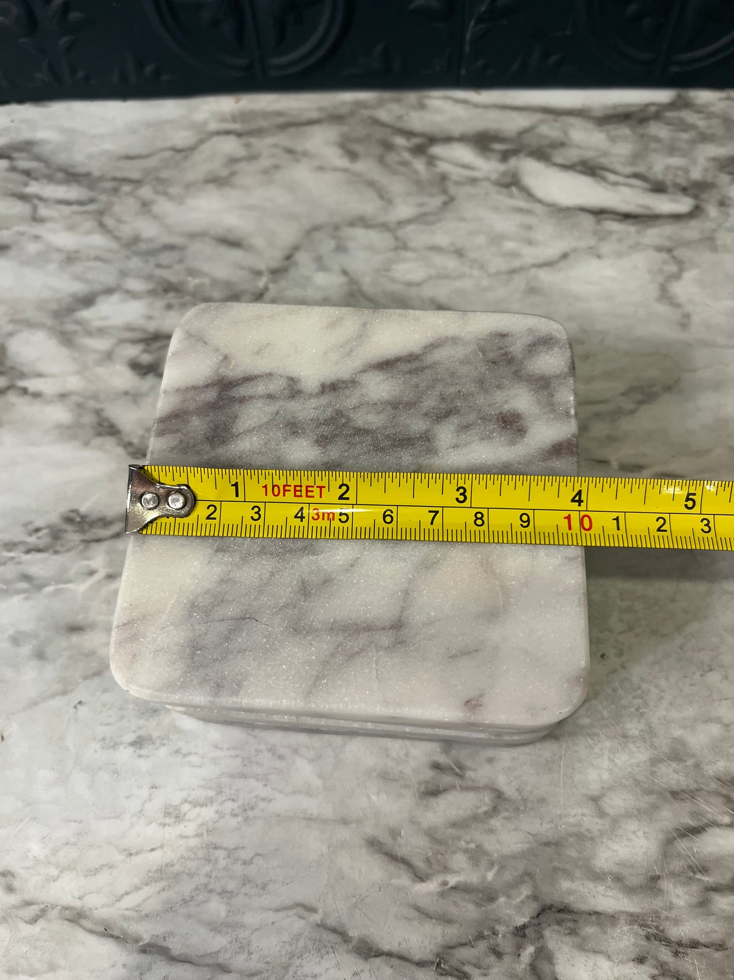 Marble Coasters x 4 Square